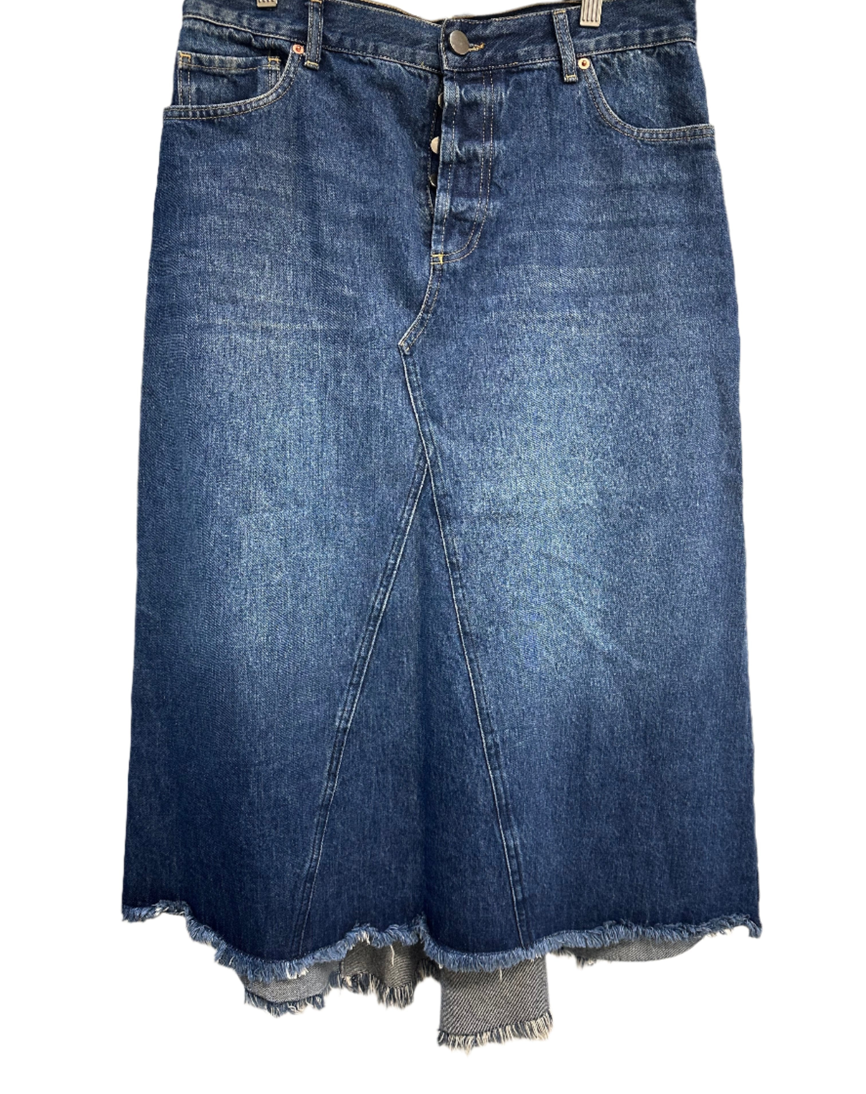 Raey Blue Denim Skirt