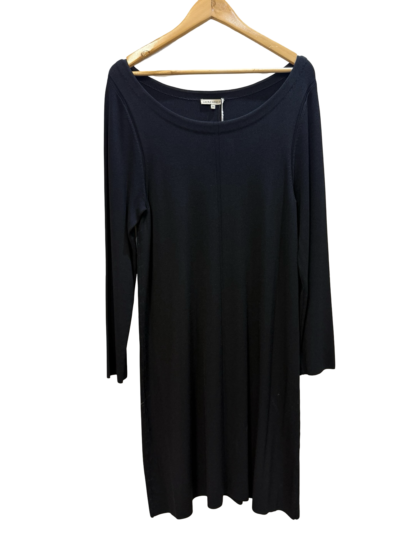 Laura Ashley Black Dress 12