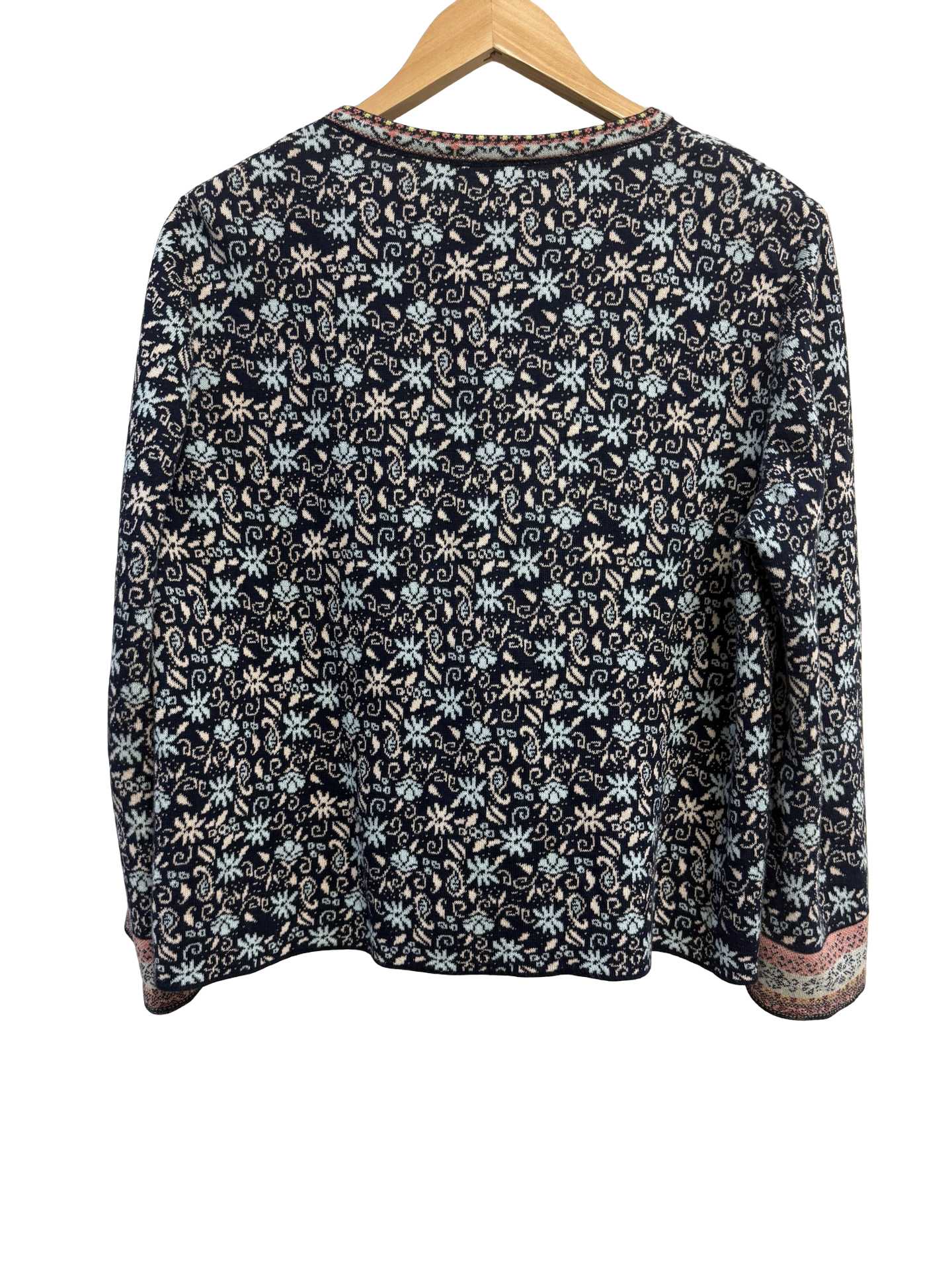 IVKO Blue Patterned Cardigan XXL