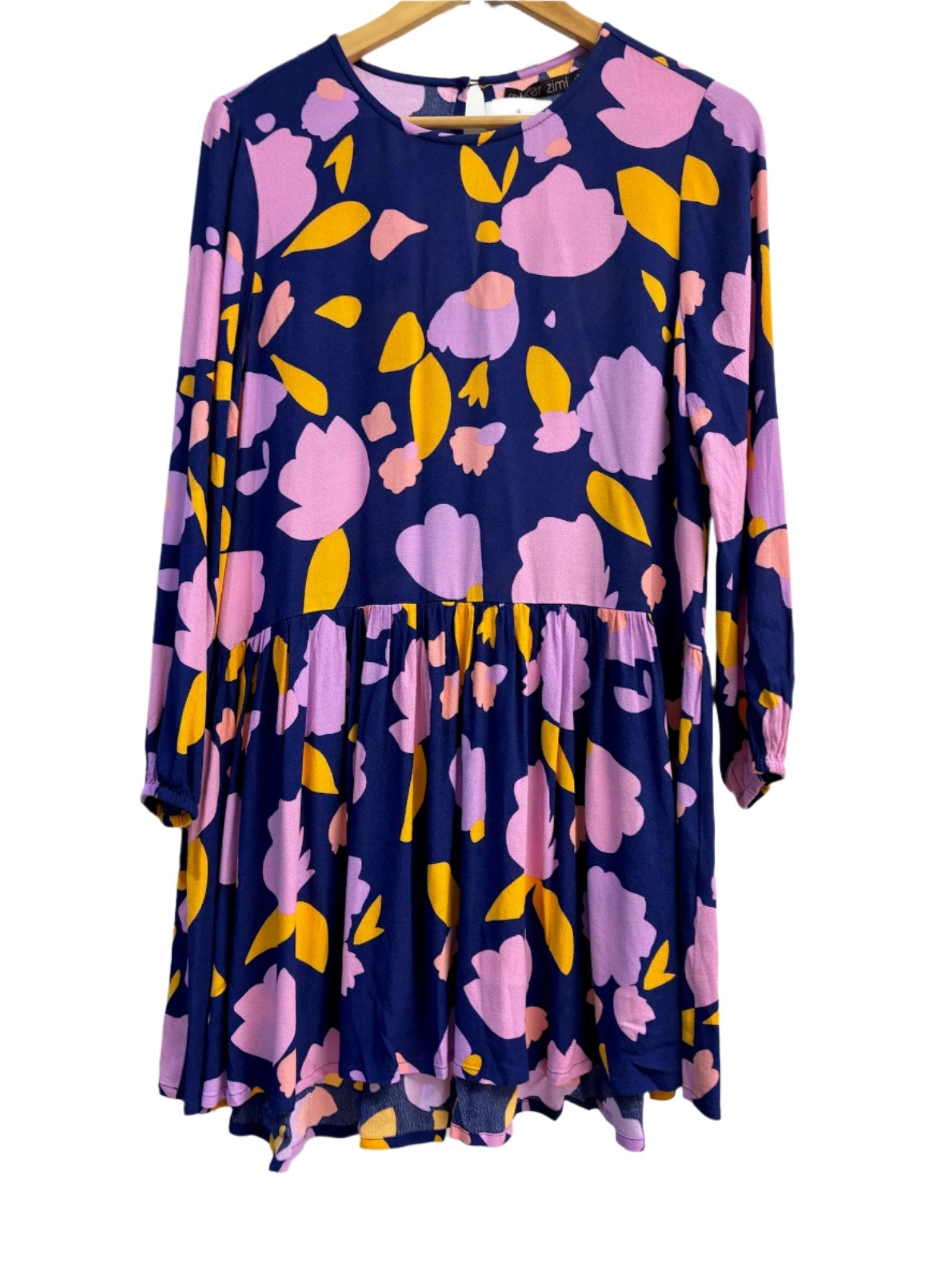 Mister Zimi Purple Floral Dress 6