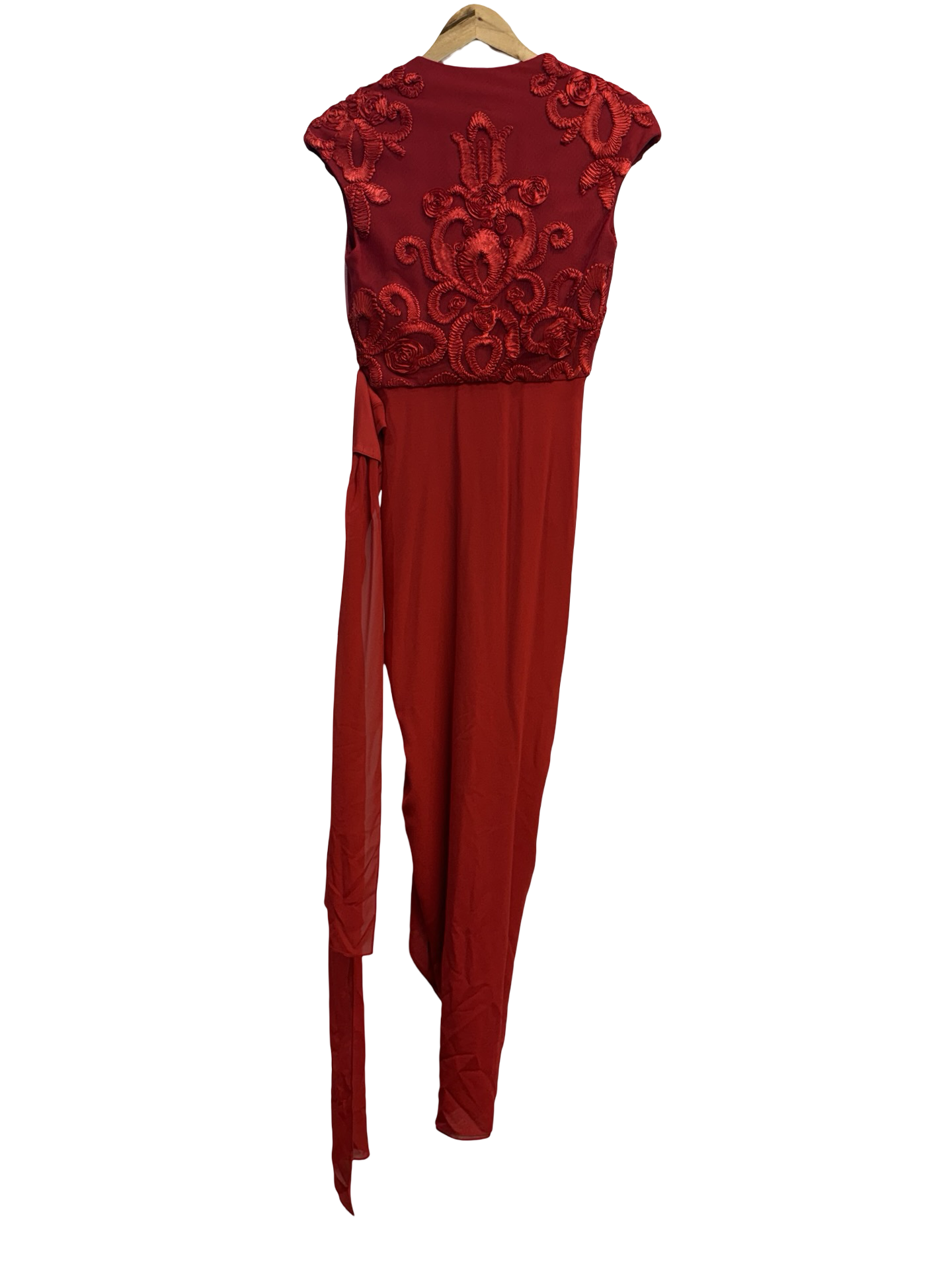 Carla Zampatti Red Rose Dress 6