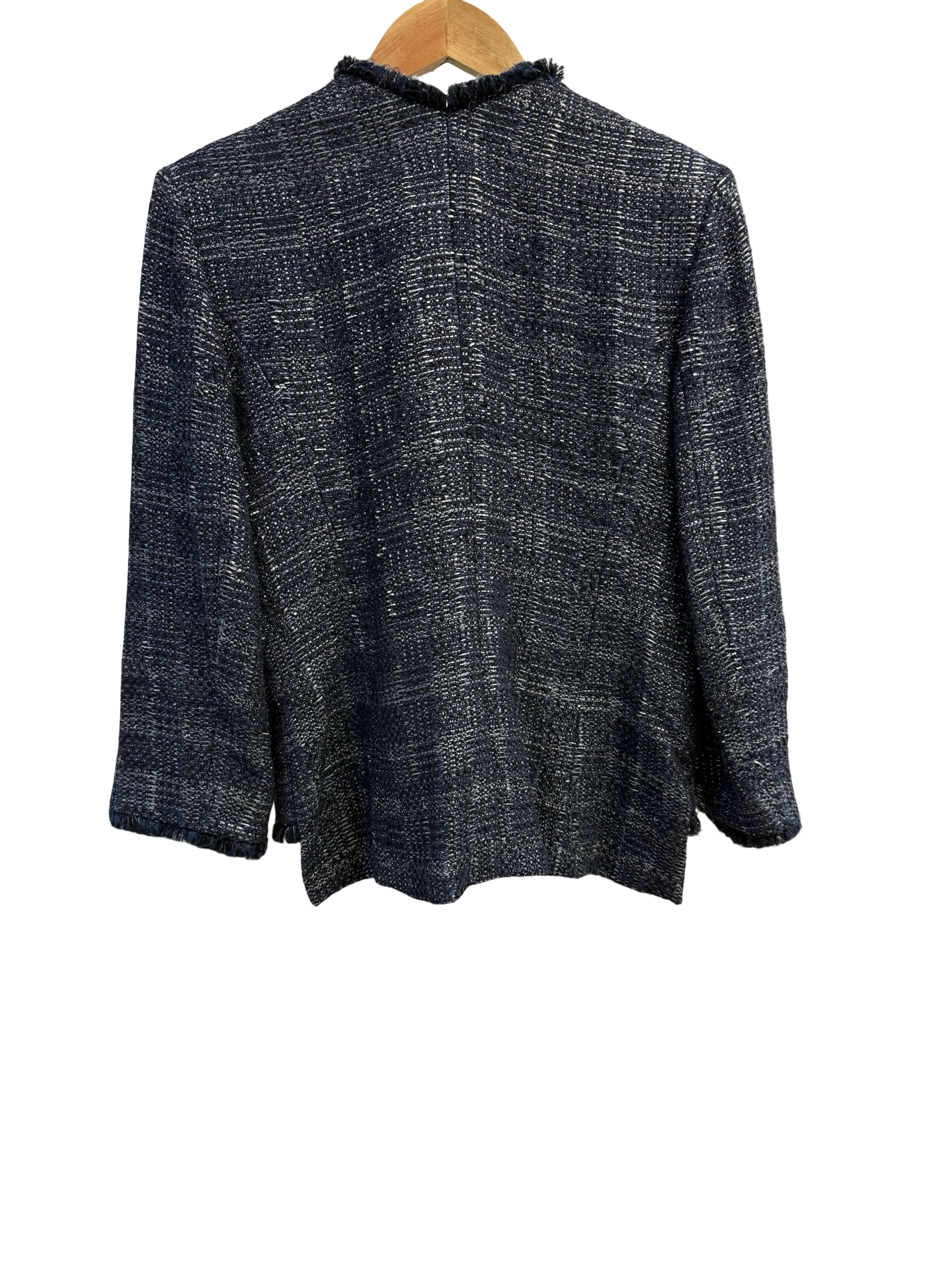 Theyskens Theory Navy Silver Jacket 10