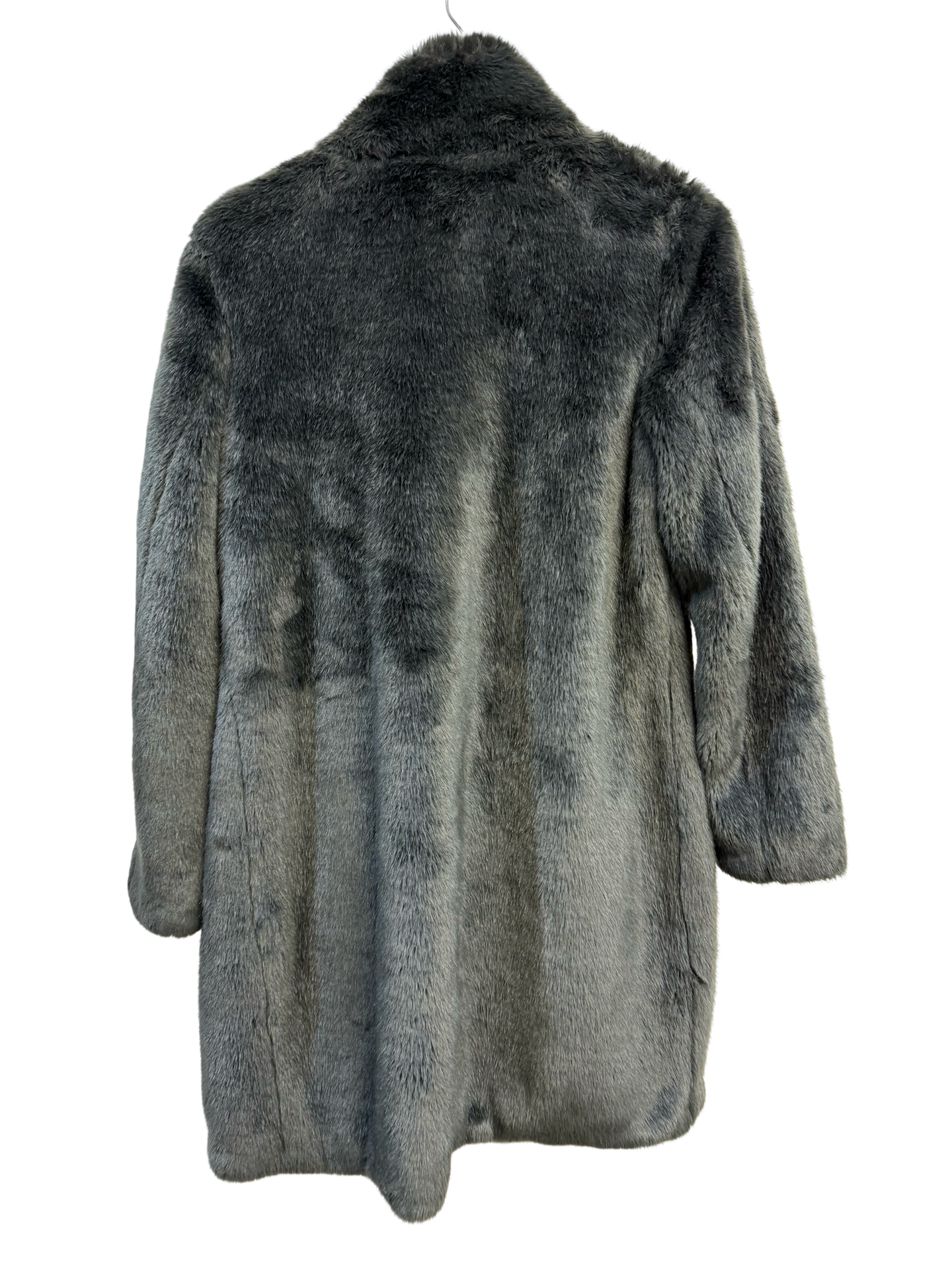 Linea Grey Fur Coat 10