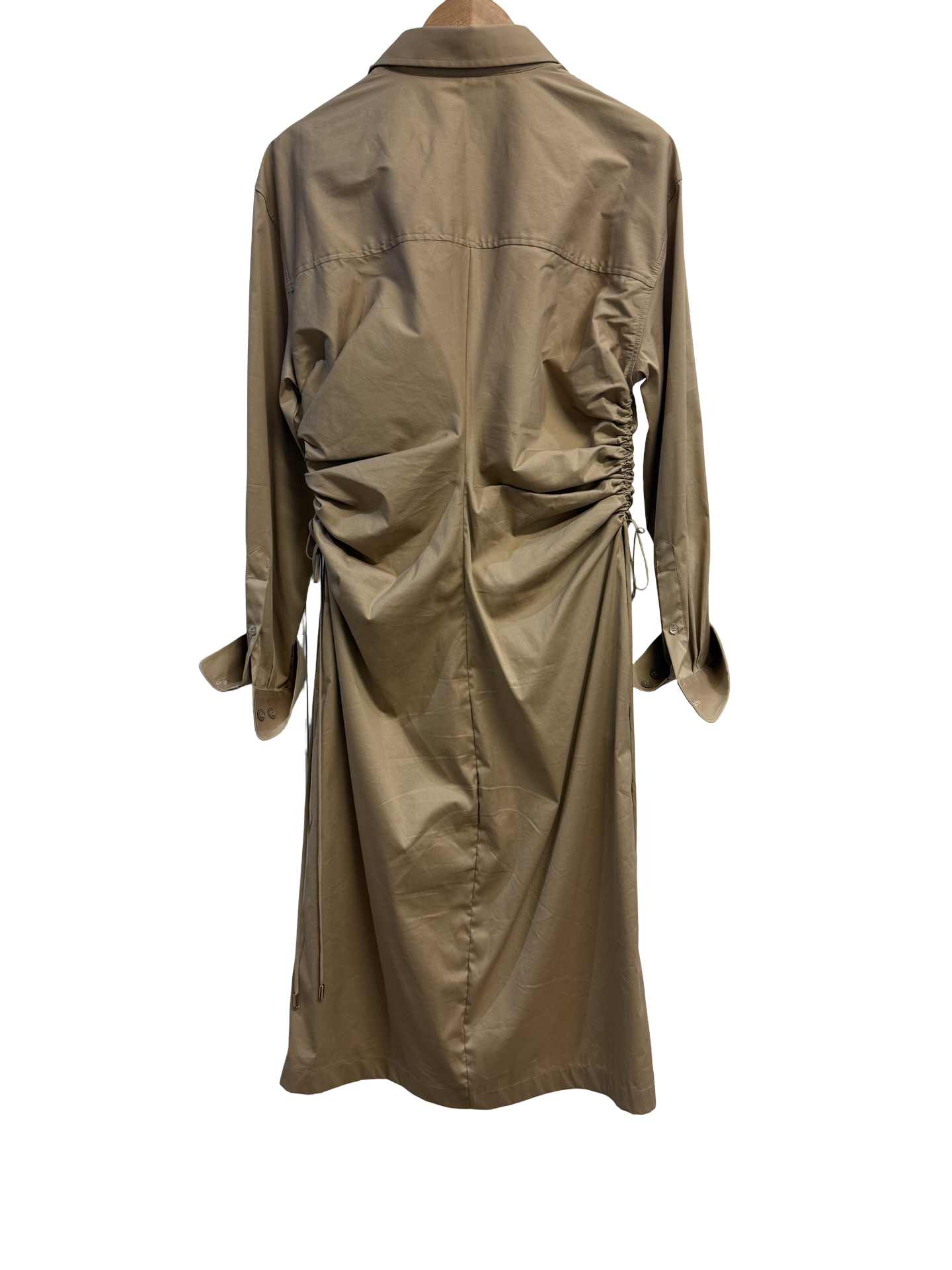 Scanlan Theodore Camel Ruched Dress 12