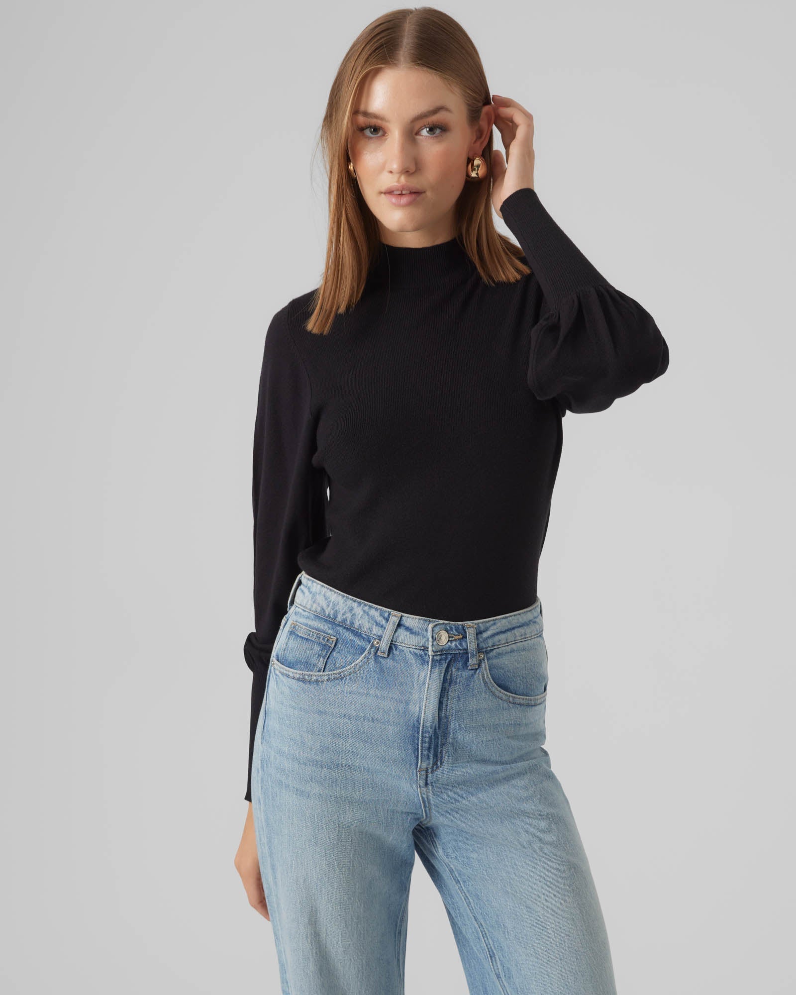Vera Moda Holly Black Knit