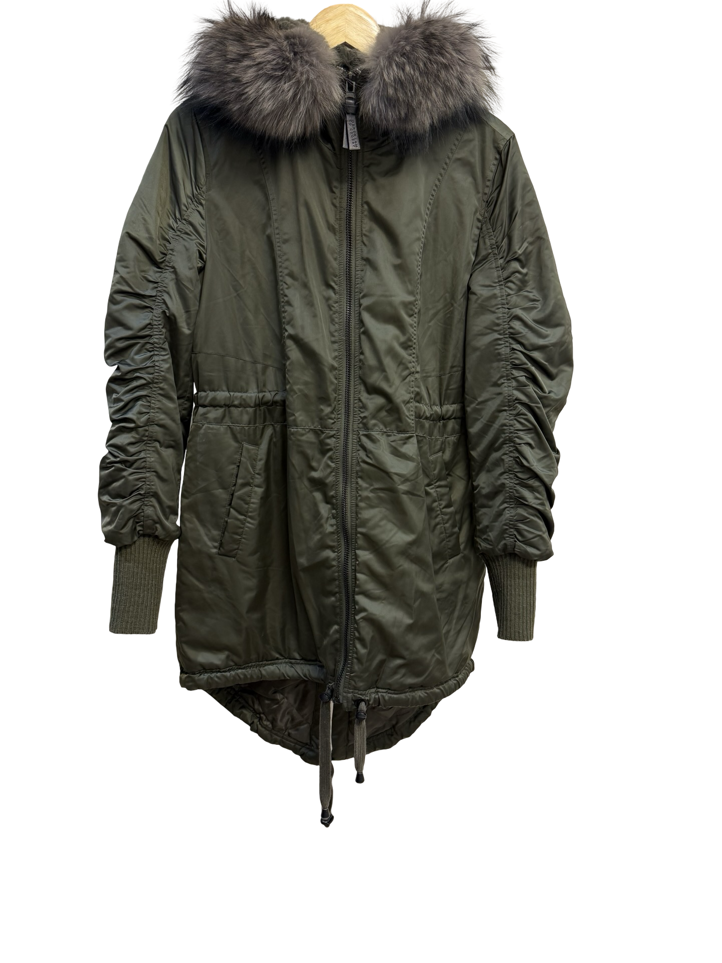 Derek Lam Green Puffer Jacket M