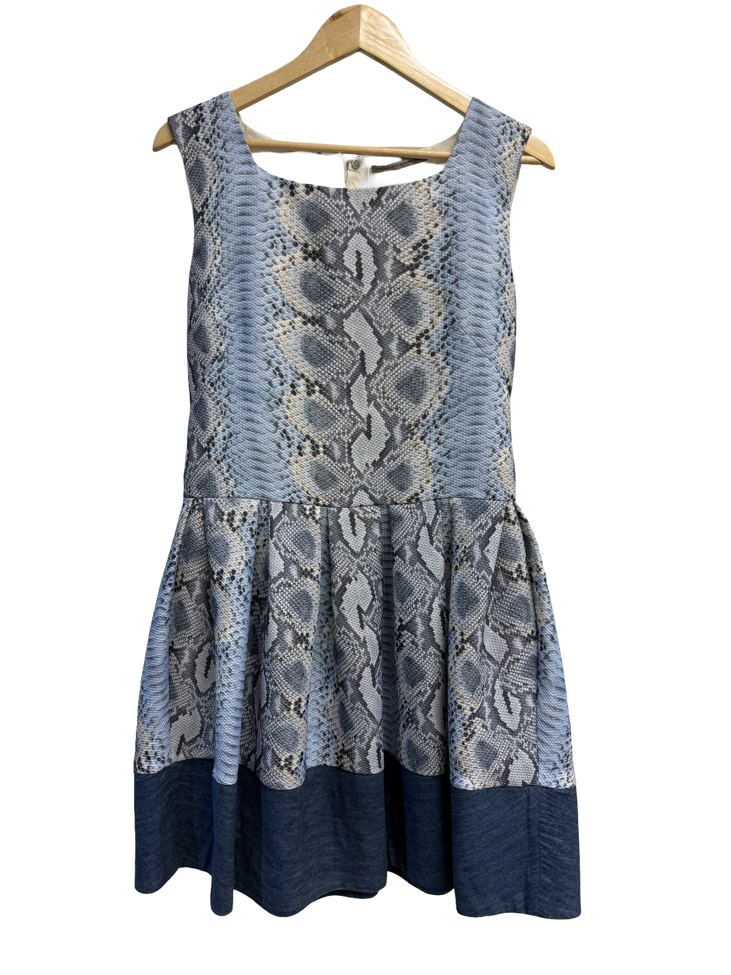Ermanno Scervino Blue Dress 10