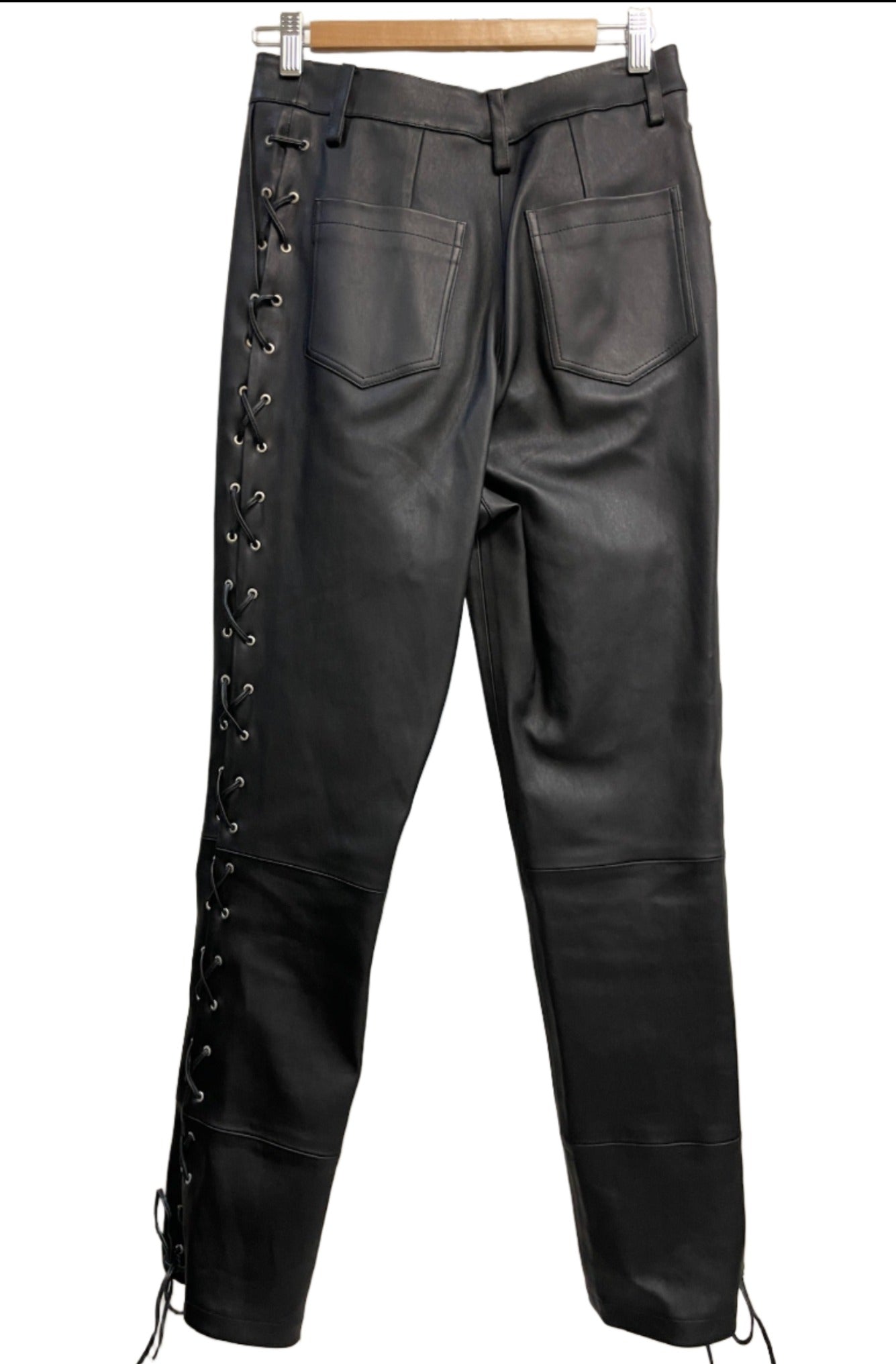 Magda Butrym Black Leather Pants