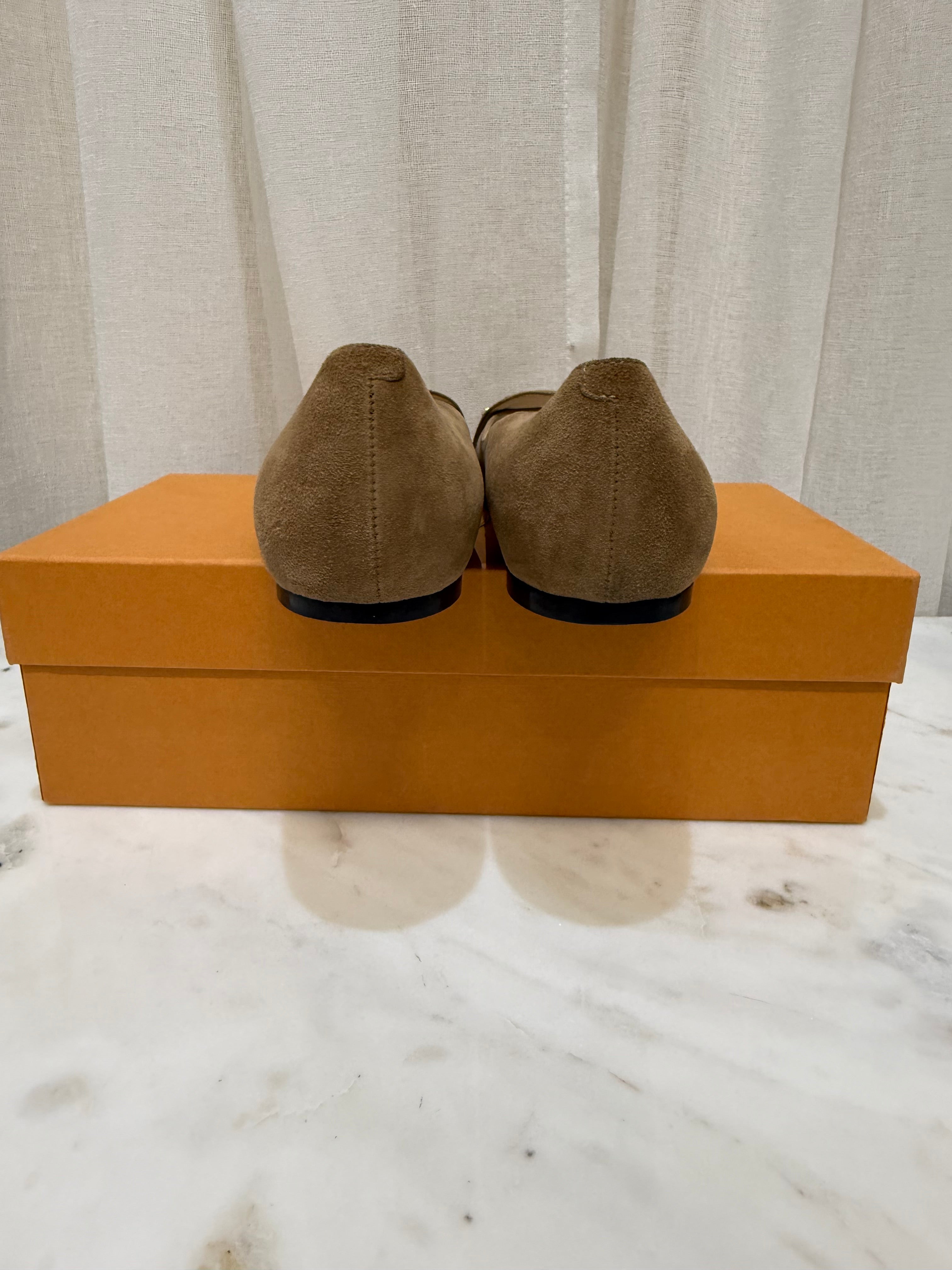 Tods Taupe Loafter 39.5 WB