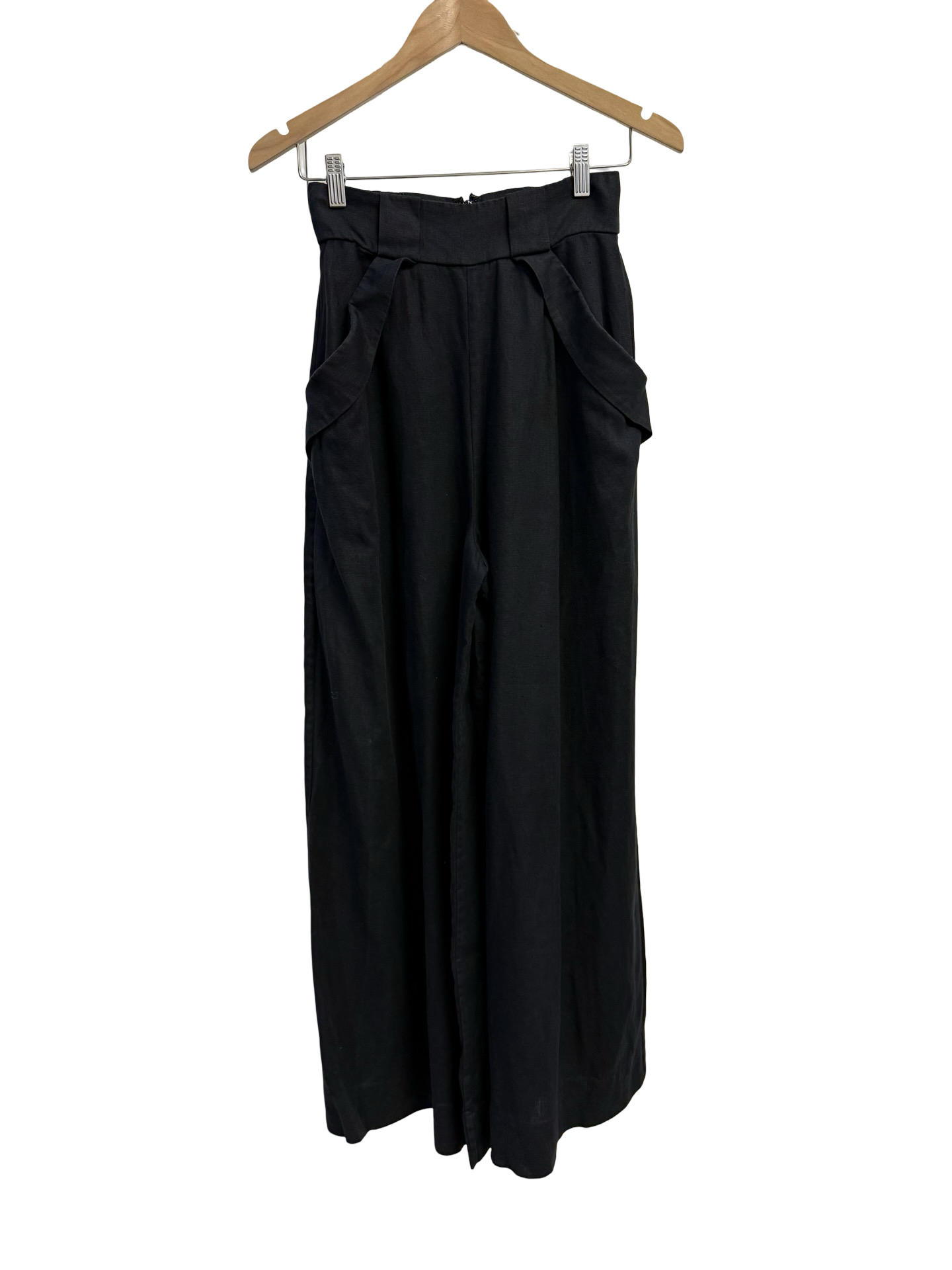 Aje Black Wide Leg Pants 6