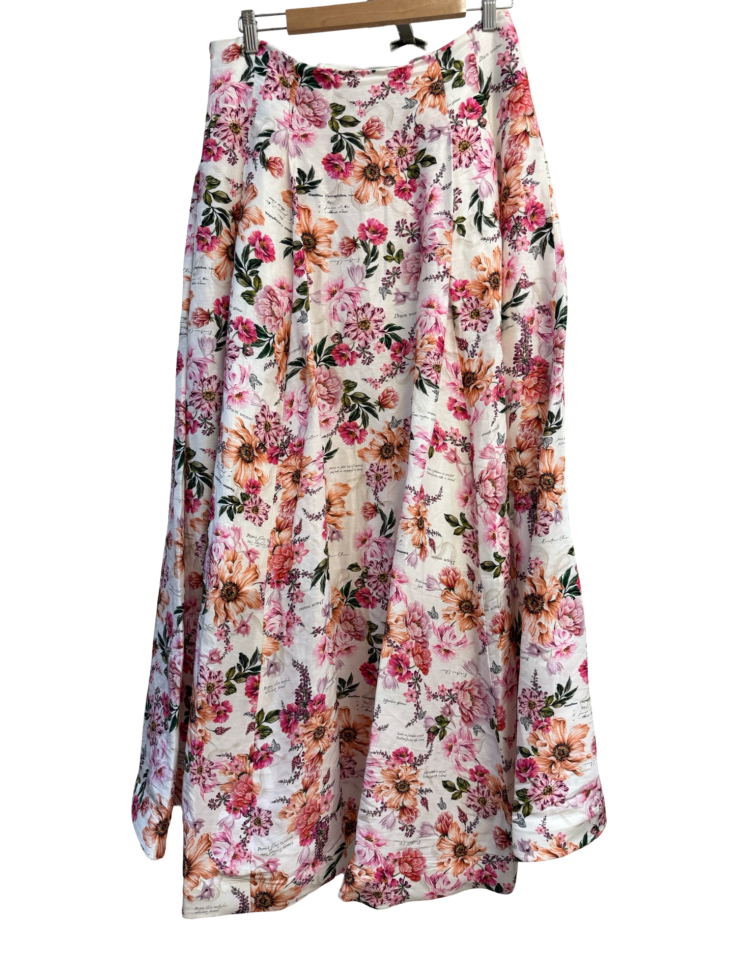 Aqua Blu Mltclr Floral Skirt 12