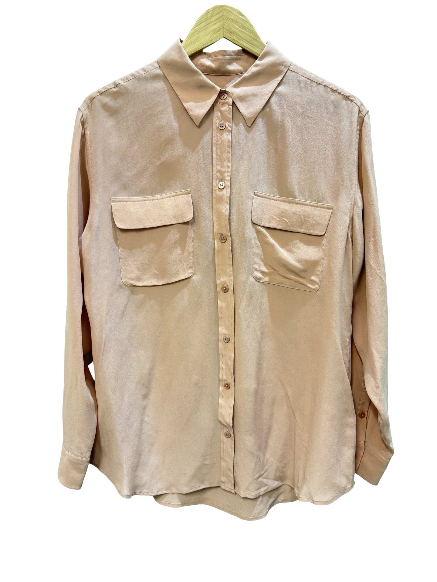 Equipment Blush Silk Blouse M