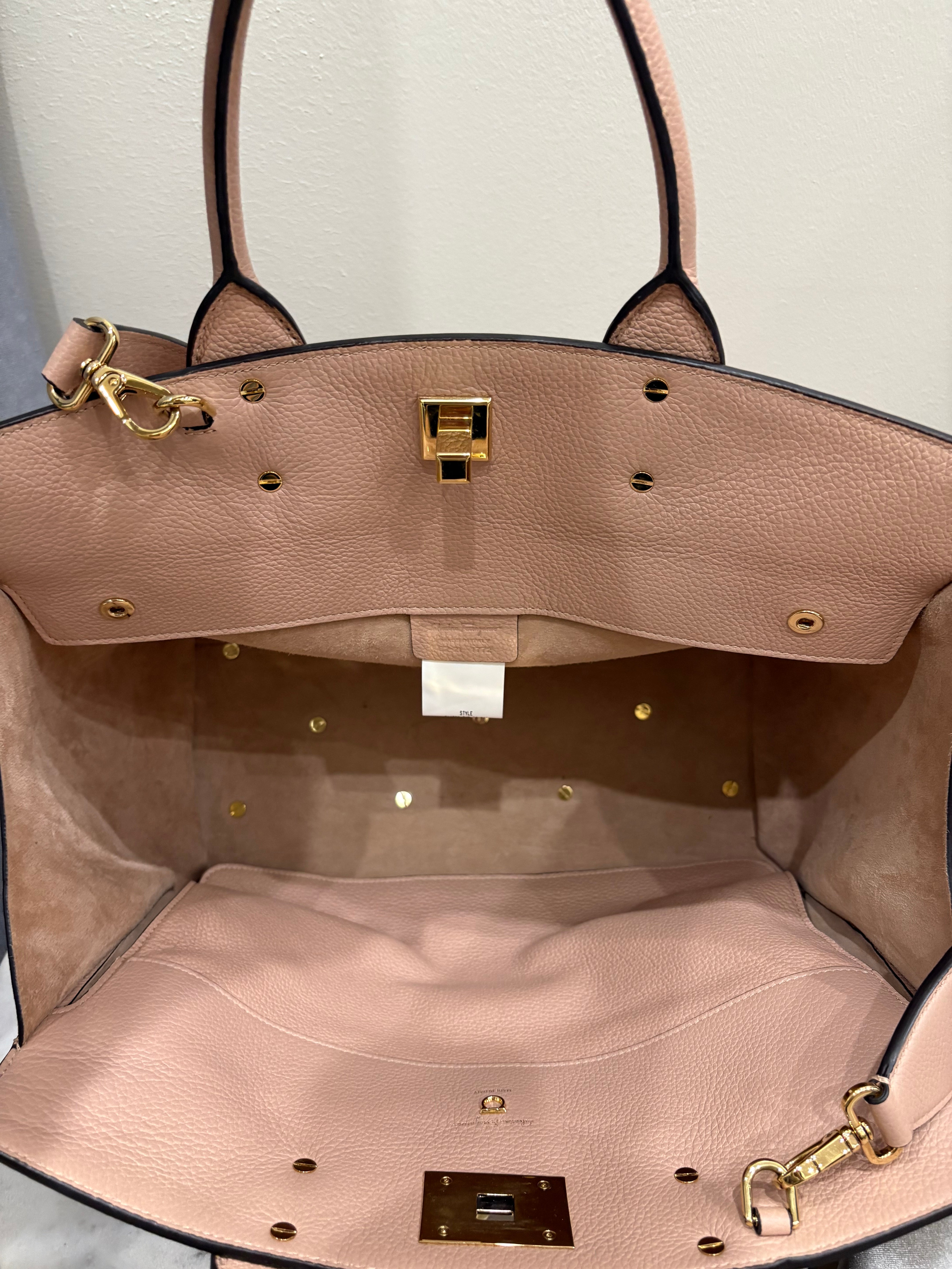 Salvatore Ferragamo Neutral The Studio Bag