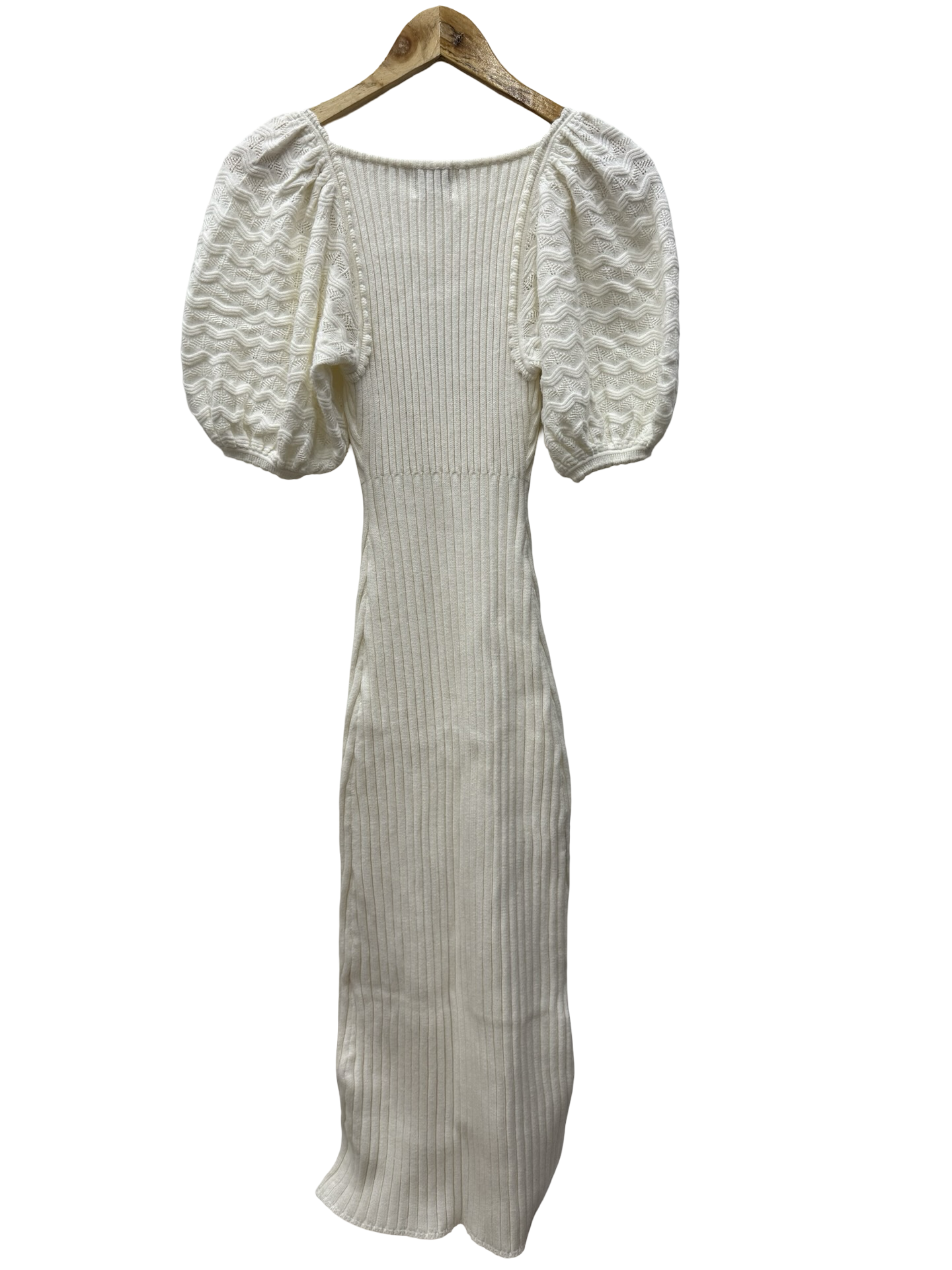 Steele White Knit Dress S