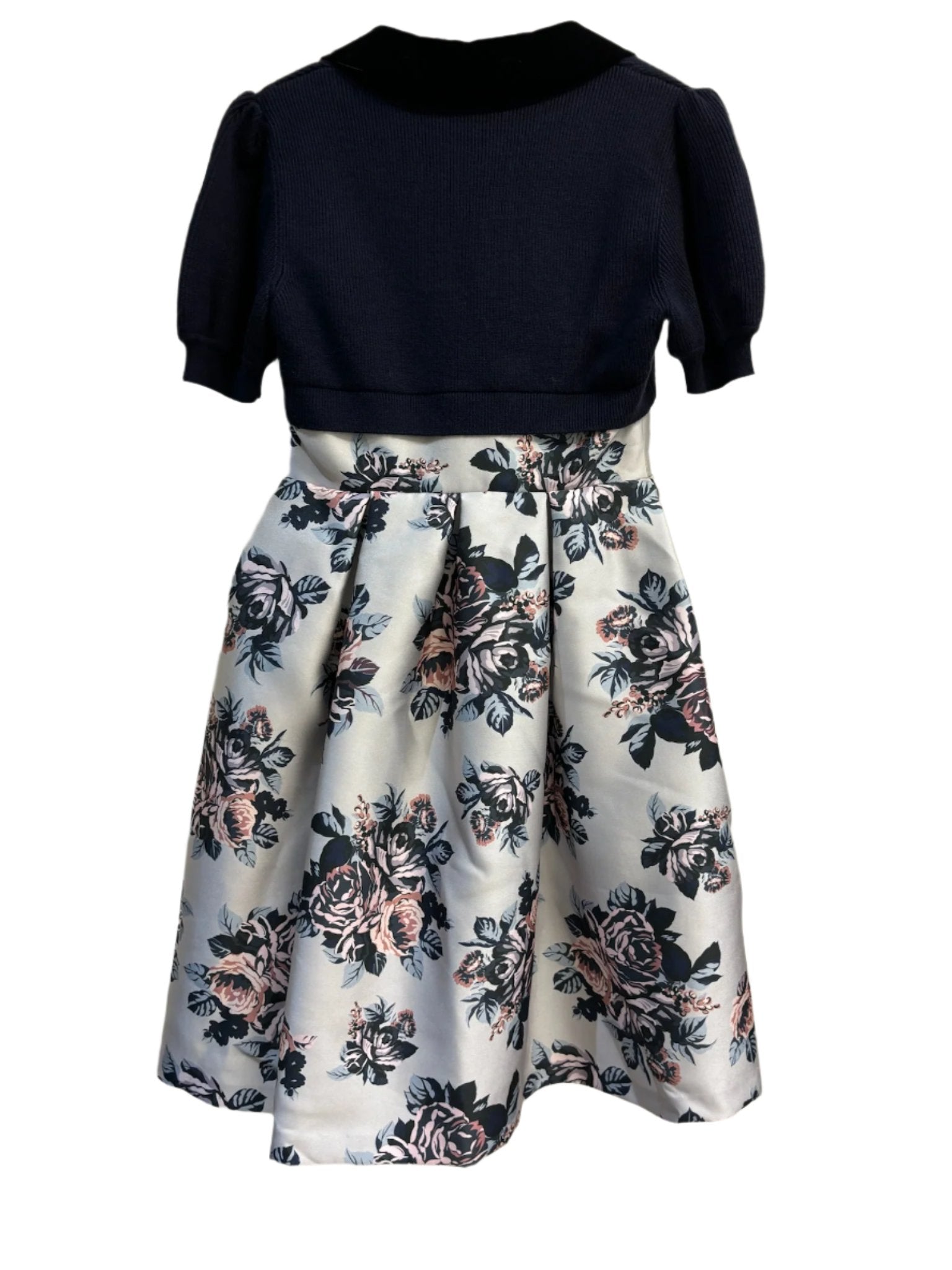 Jorya Floral Dress W Navy Cardigan 6