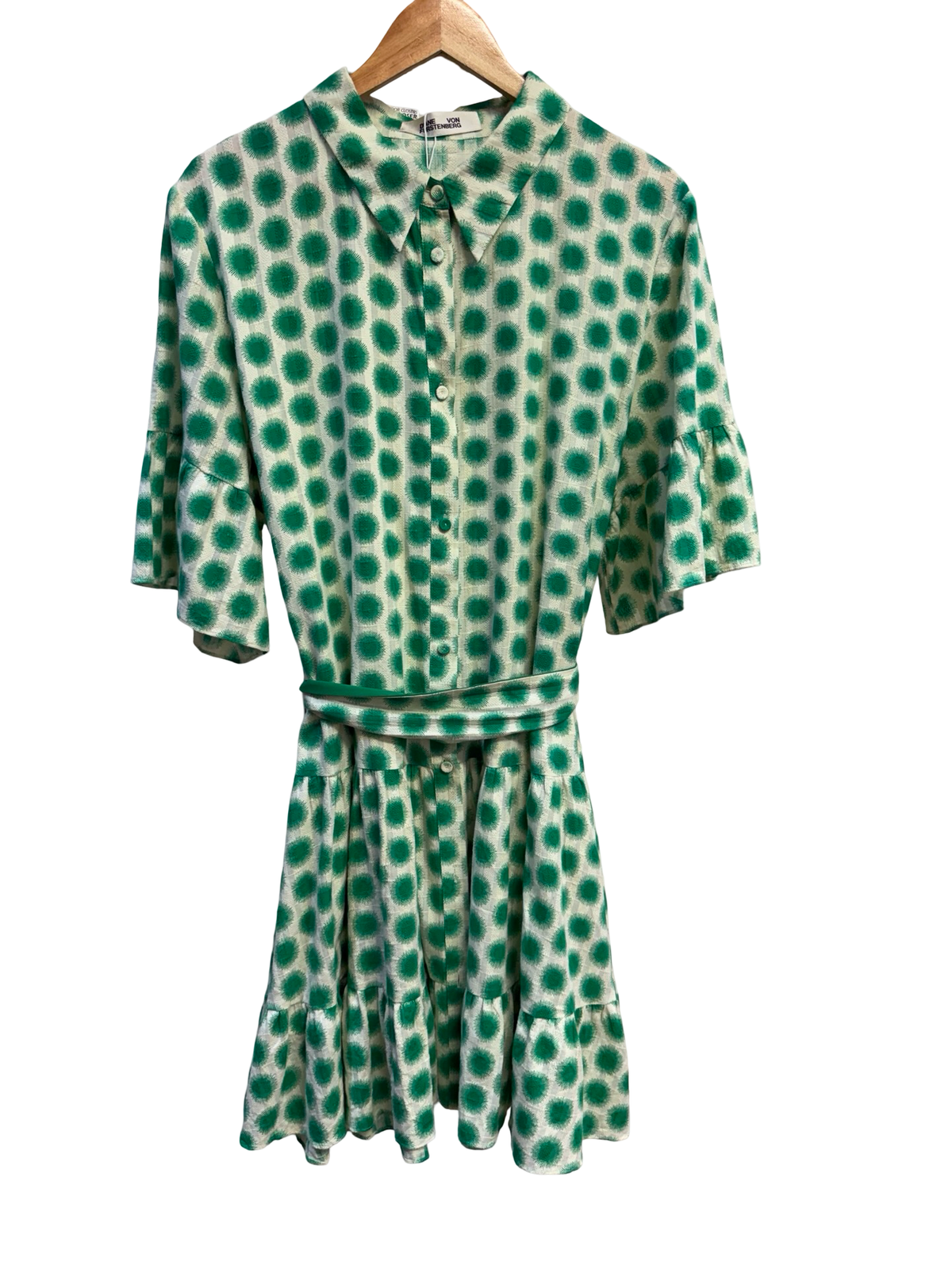 Diane Von Furstenberg Green Dress 14