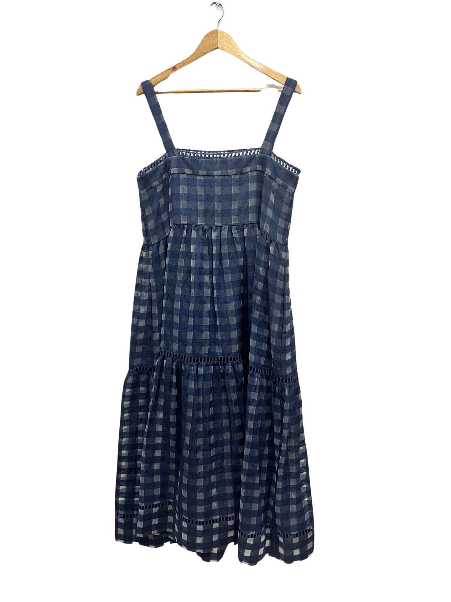 Trelise Cooper Blue/Grey Dress 14 NWT