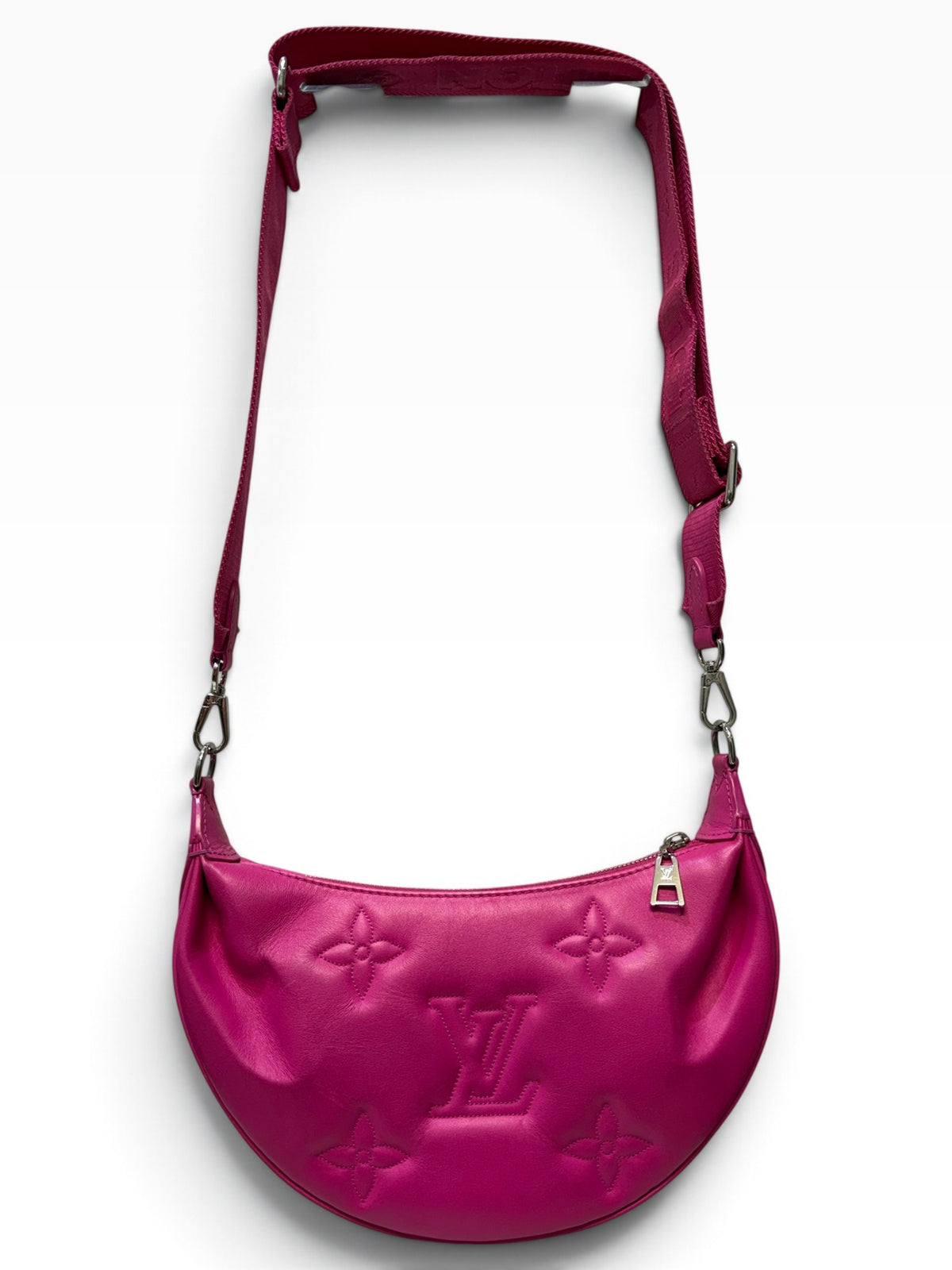 Louis Vuitton Pink Leather Monogram Crossbody Bag, O/S