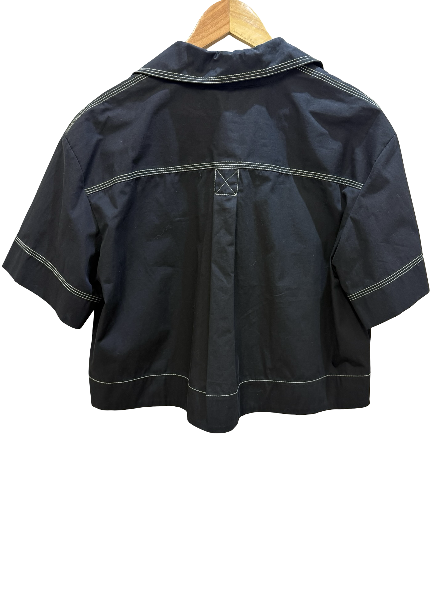Lee Mathews Crop Black Shirt 2