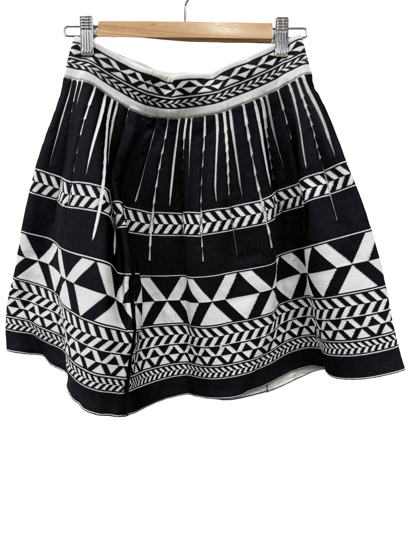 Maje Black/White Skirt 10