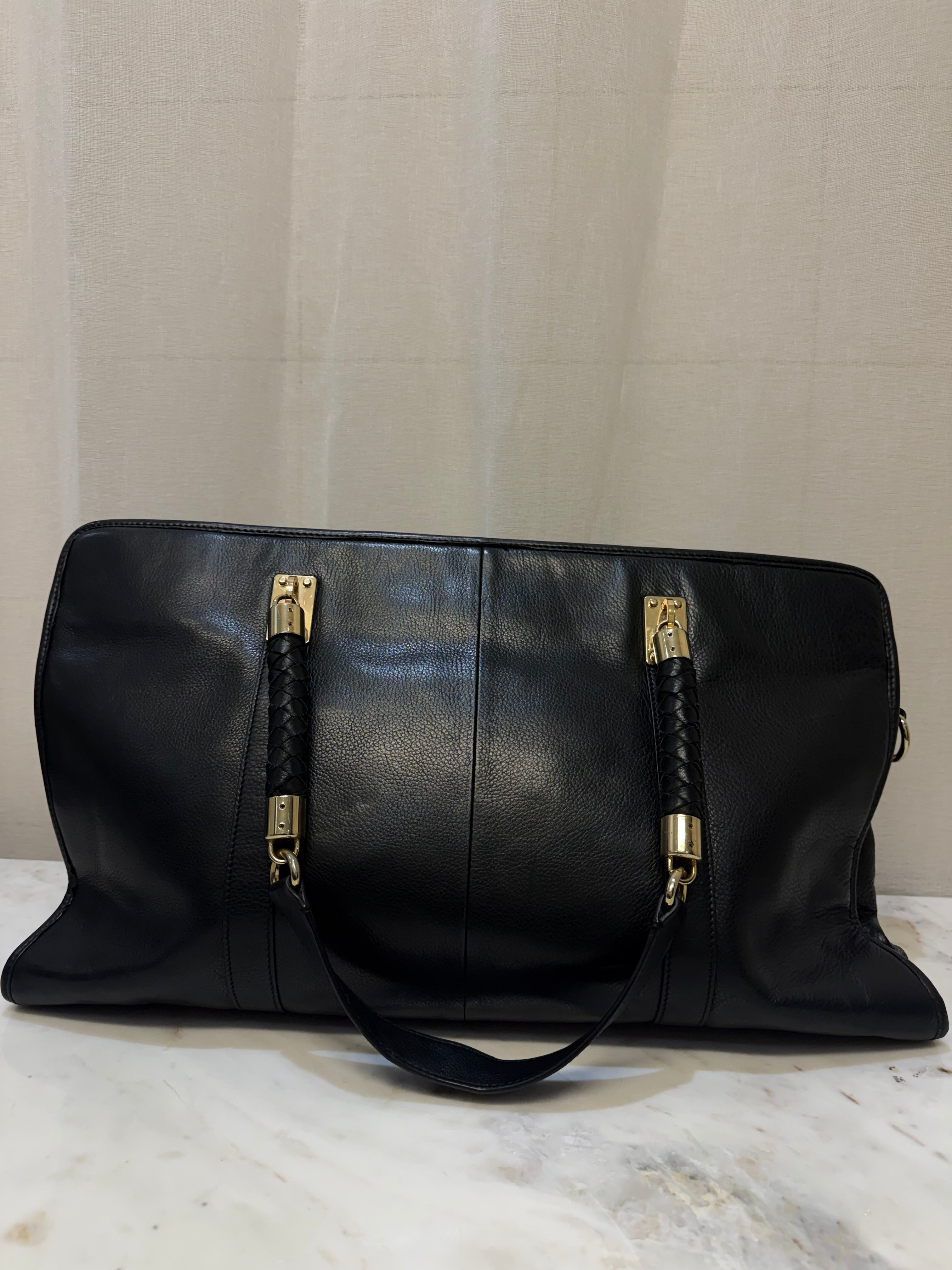 Sass & Bide Black Leather Bag