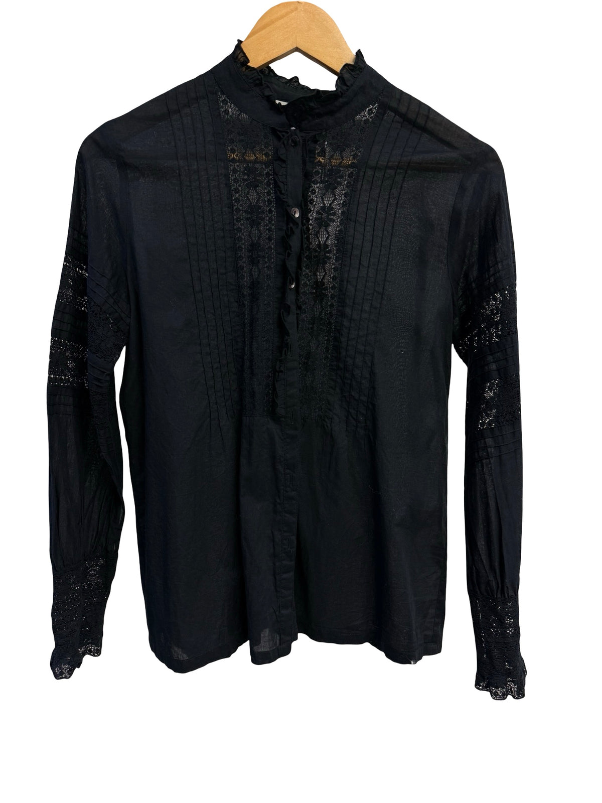 Antik Batik Black Blouse XS