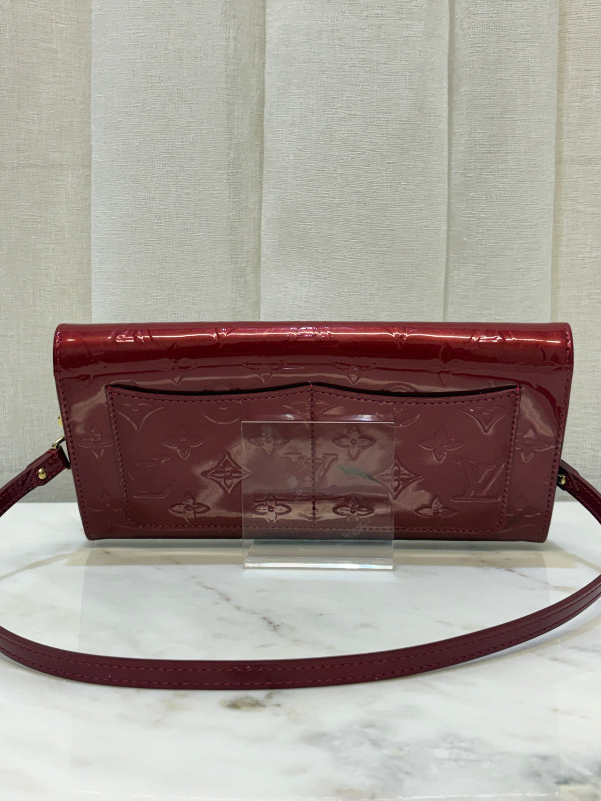 Louis Vuitton Red Vernis Purse WB