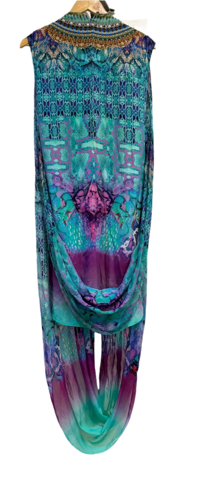 Camilla Aqua Printed Dress 3