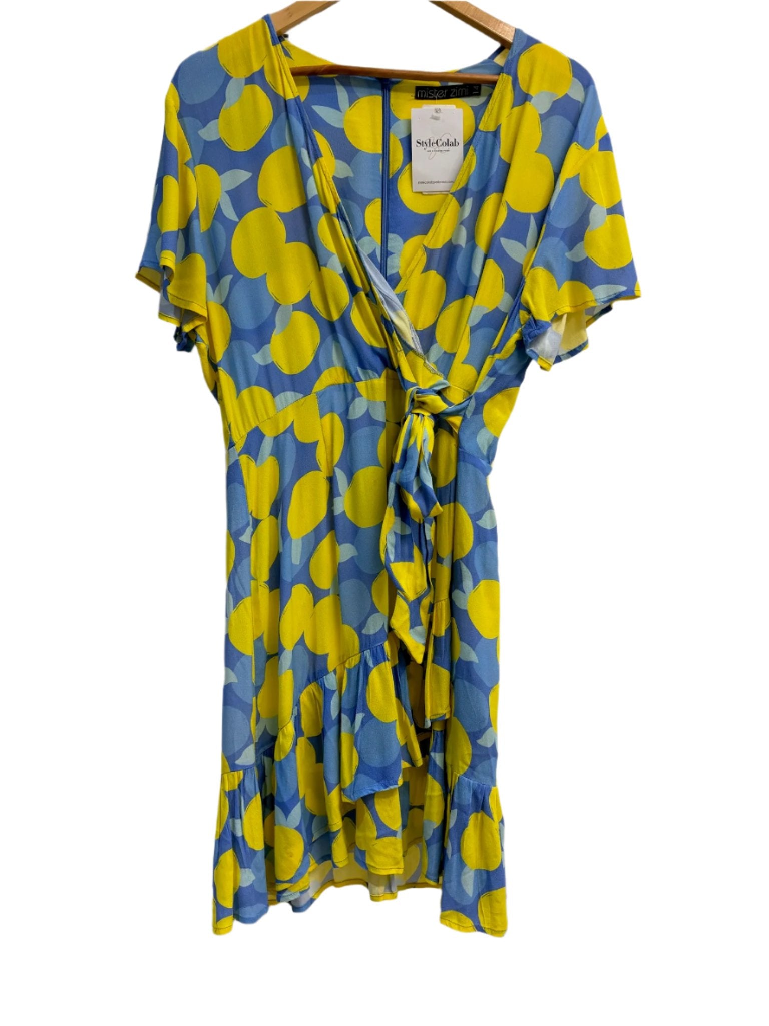 Mr Zimi Yellow/Blue Dress 14