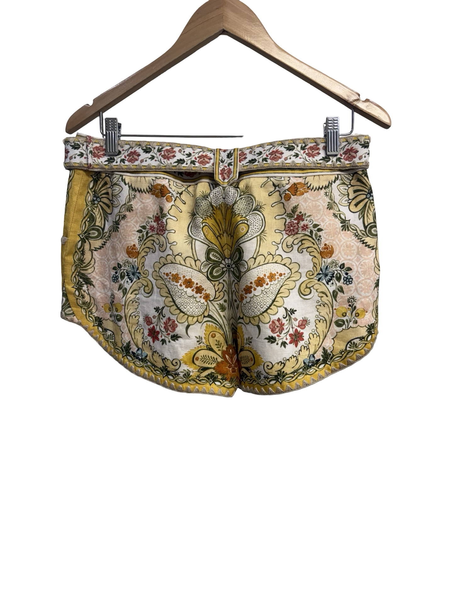 Zimmermann Yellow Shorts 1
