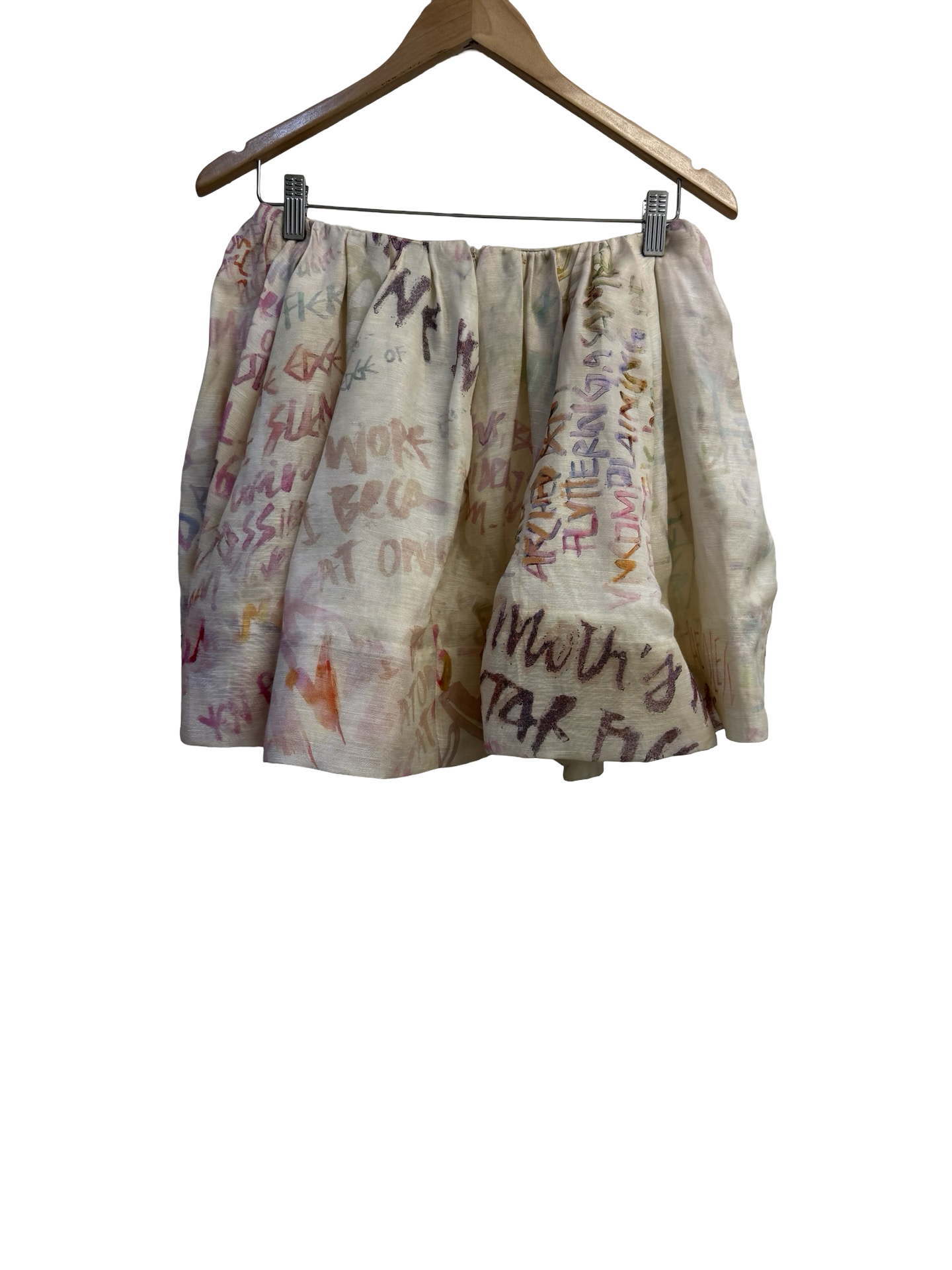 Zimmermann Cream/Pink Skirt 1