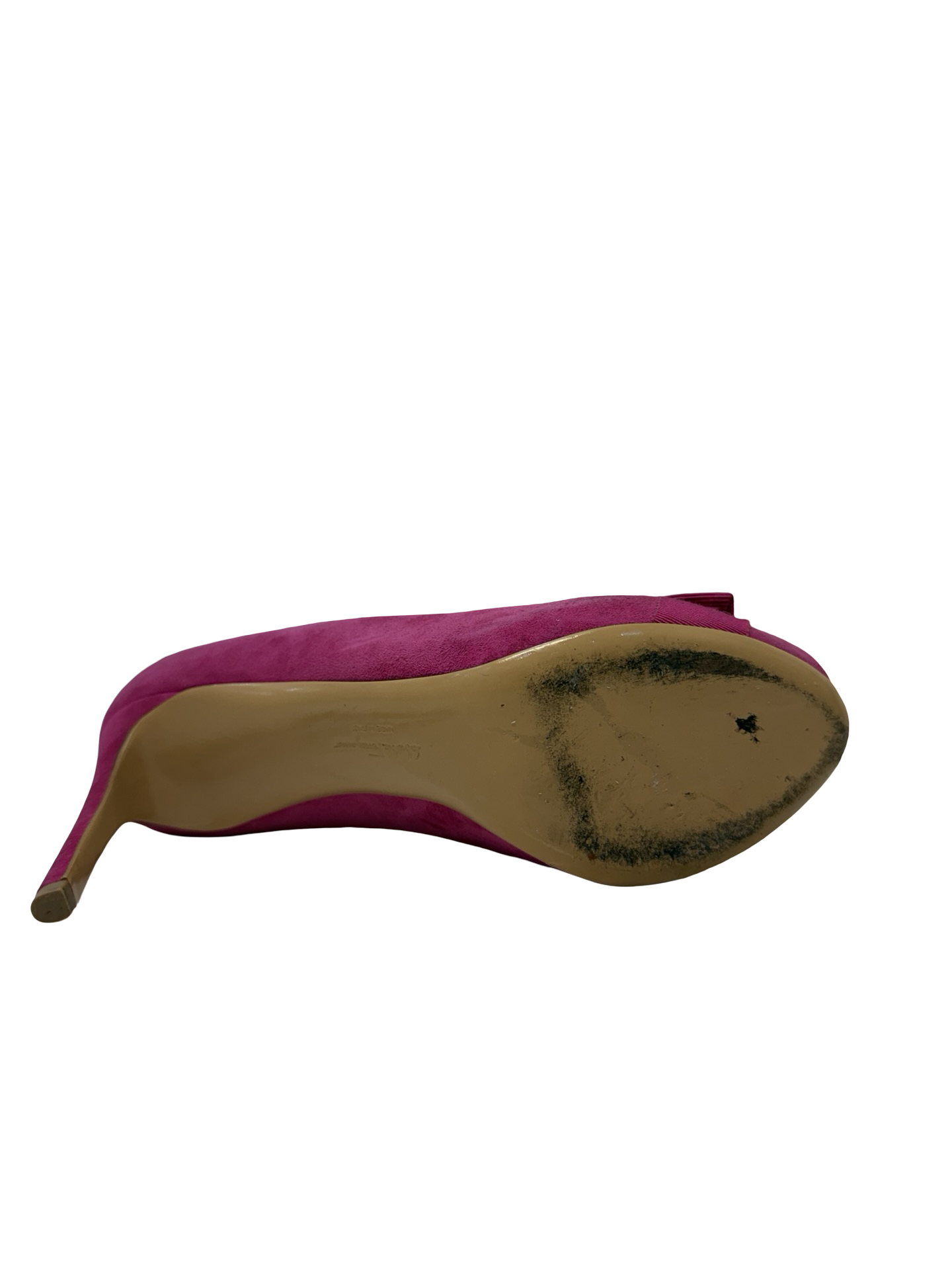 Salvatore Ferragamo Pink Suede Heels 7.5 WB