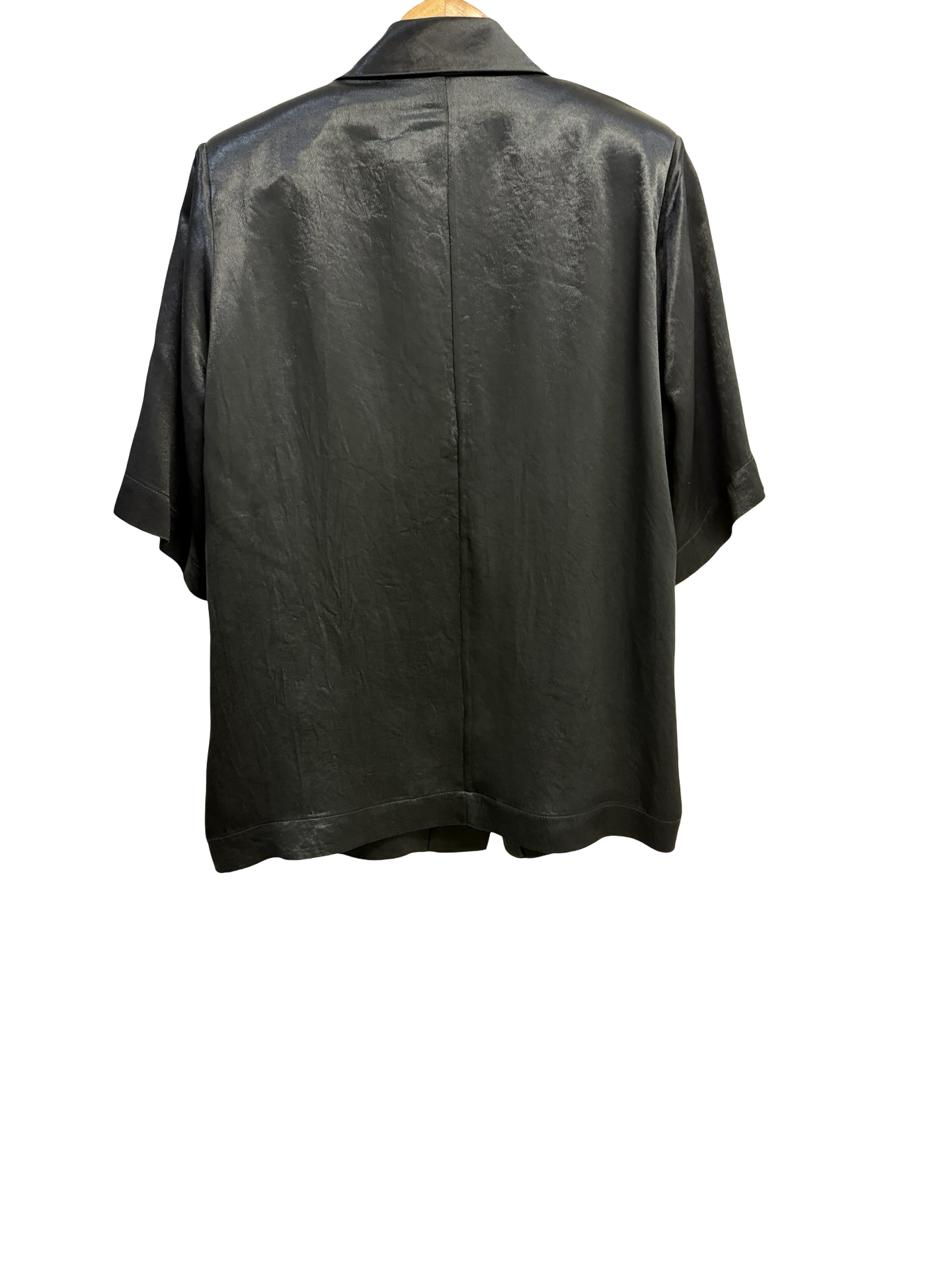 Vik & Woods Black Silk Shirt 3