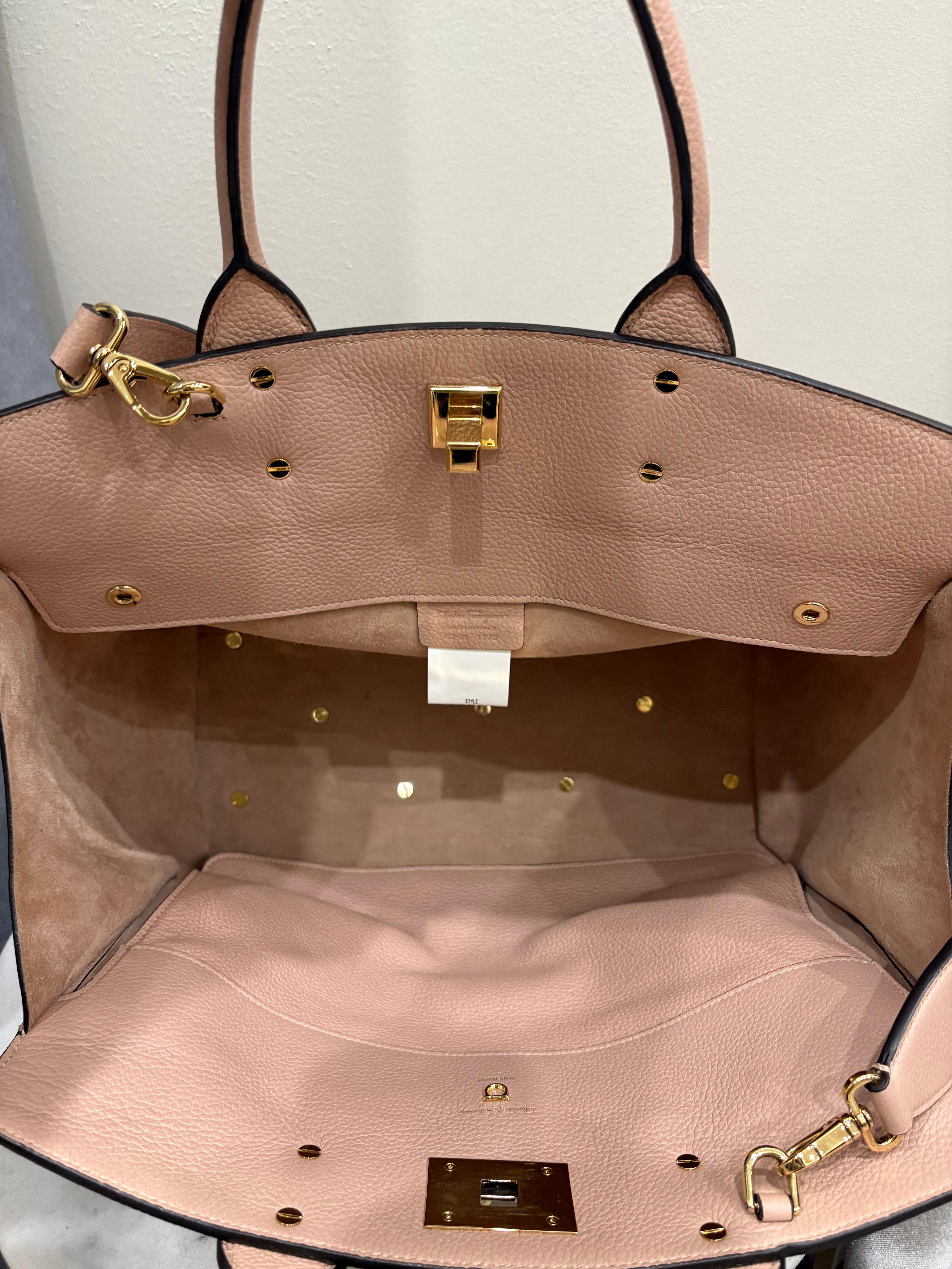 Salvatore Ferragamo Neutral The Studio Bag