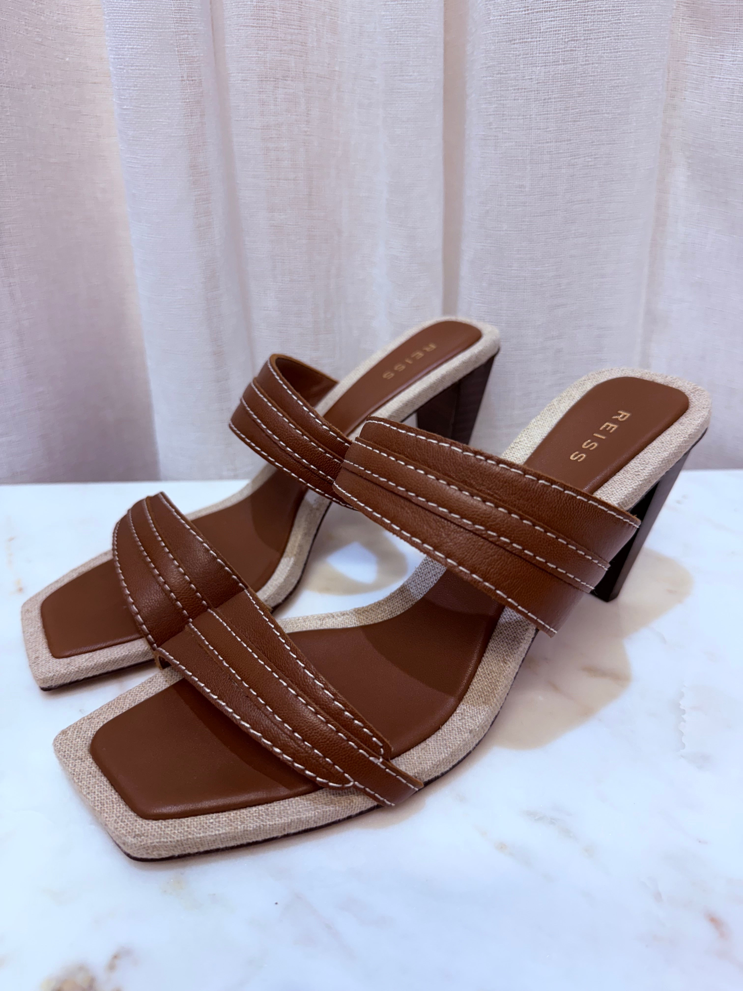 Reiss Brown Heels 40