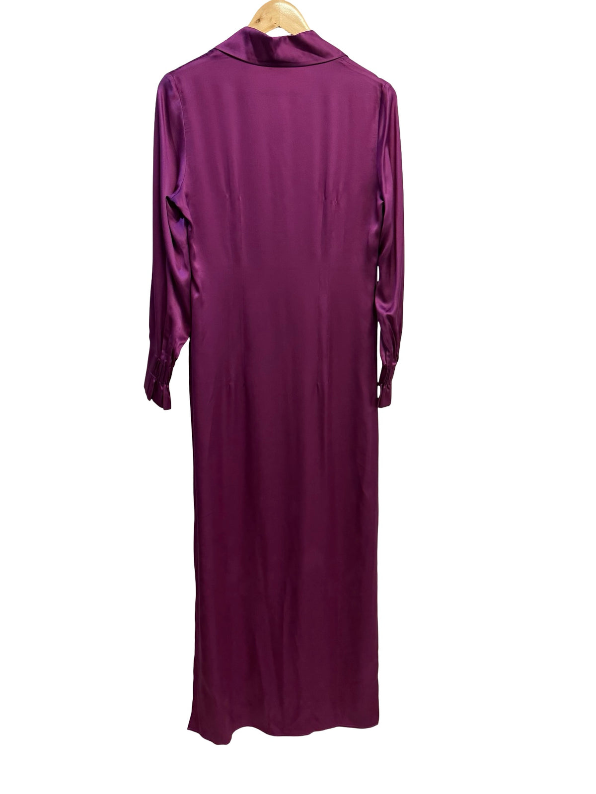 James Said Magenta Long Robe S