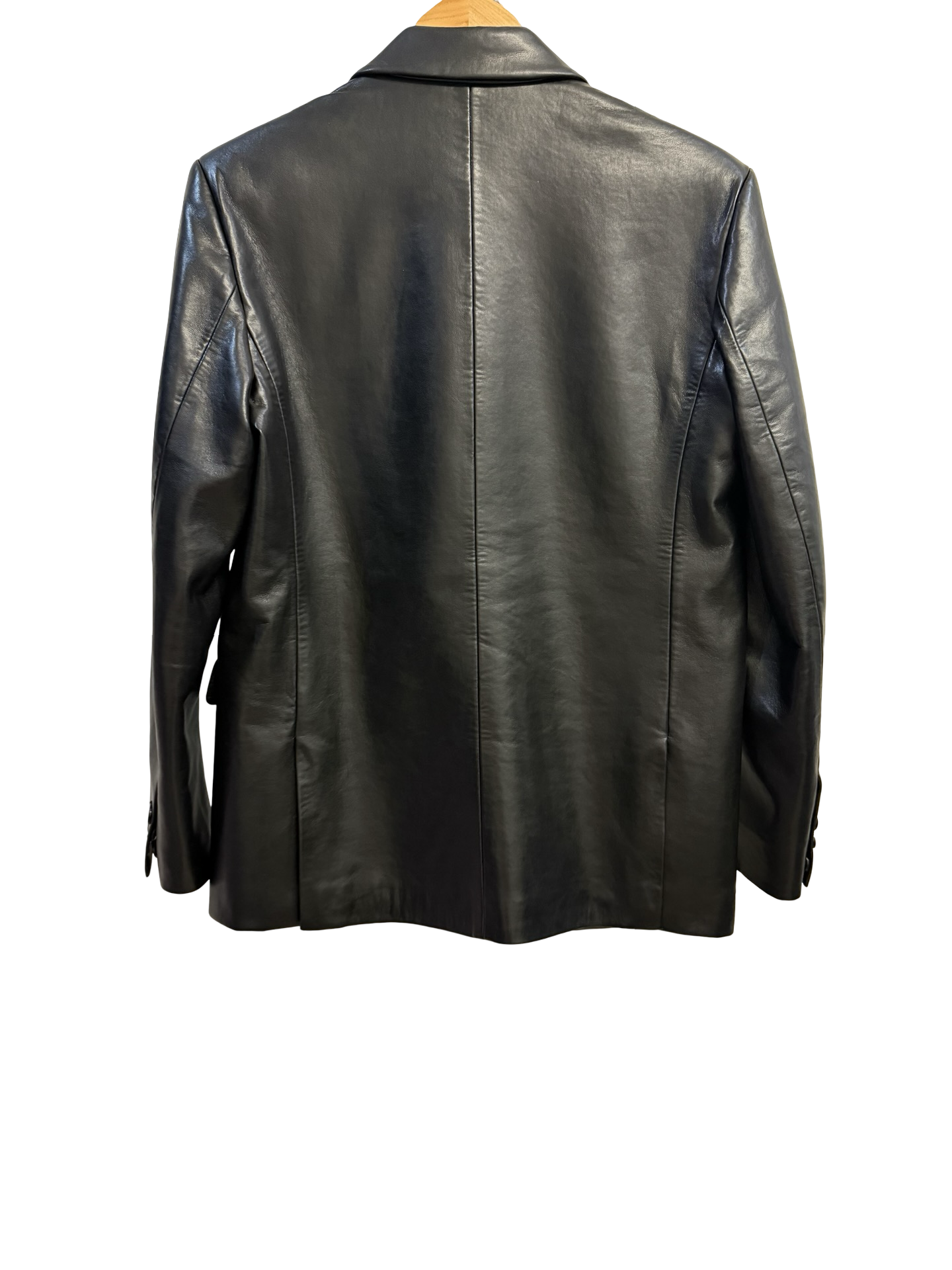 Anine Bing Pleather Black Jacket M