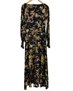 Zimmerman Brown and Black Leaf Dress 10