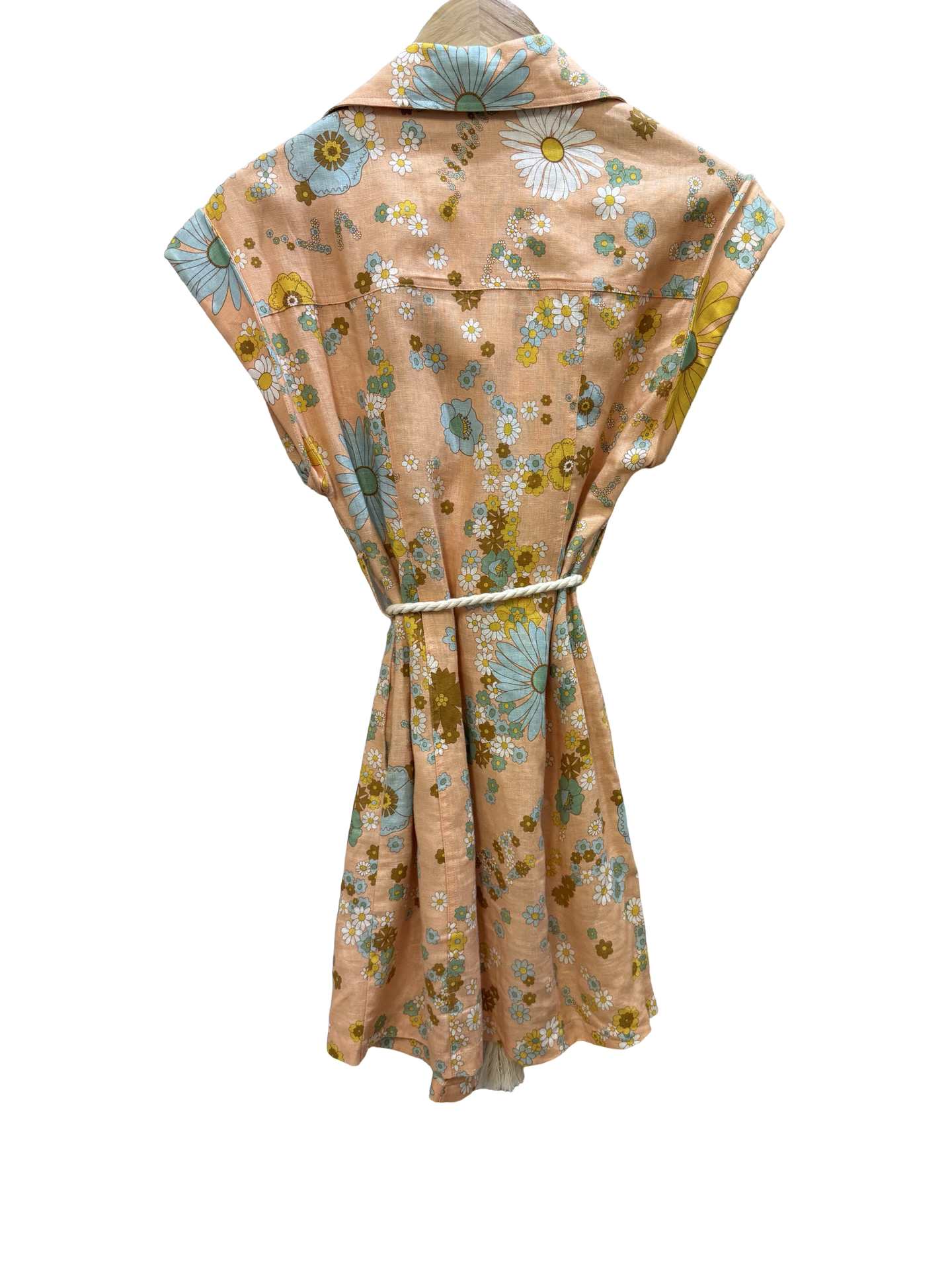 ZIMMERMAN ORANGE FLRL SHIRT DRESS 2