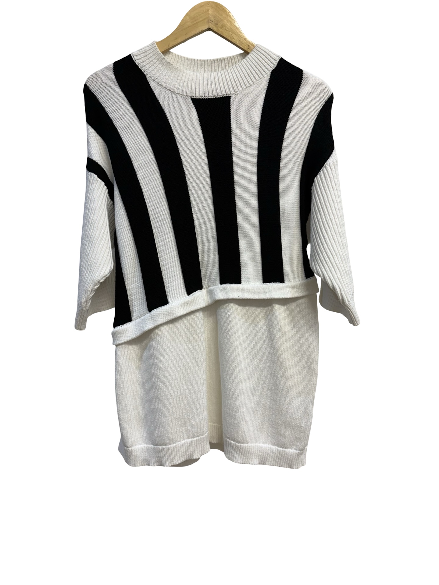 Philip Lim Blk/Wte Stripe Top M
