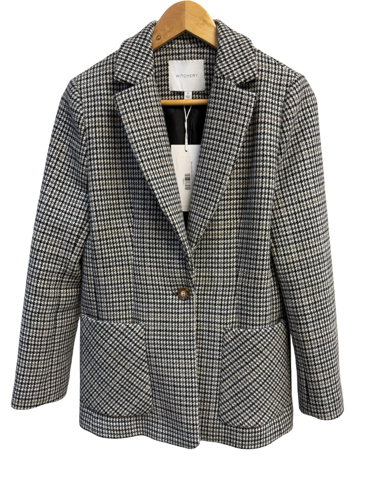 Witchery Houndstooth Blazer 8