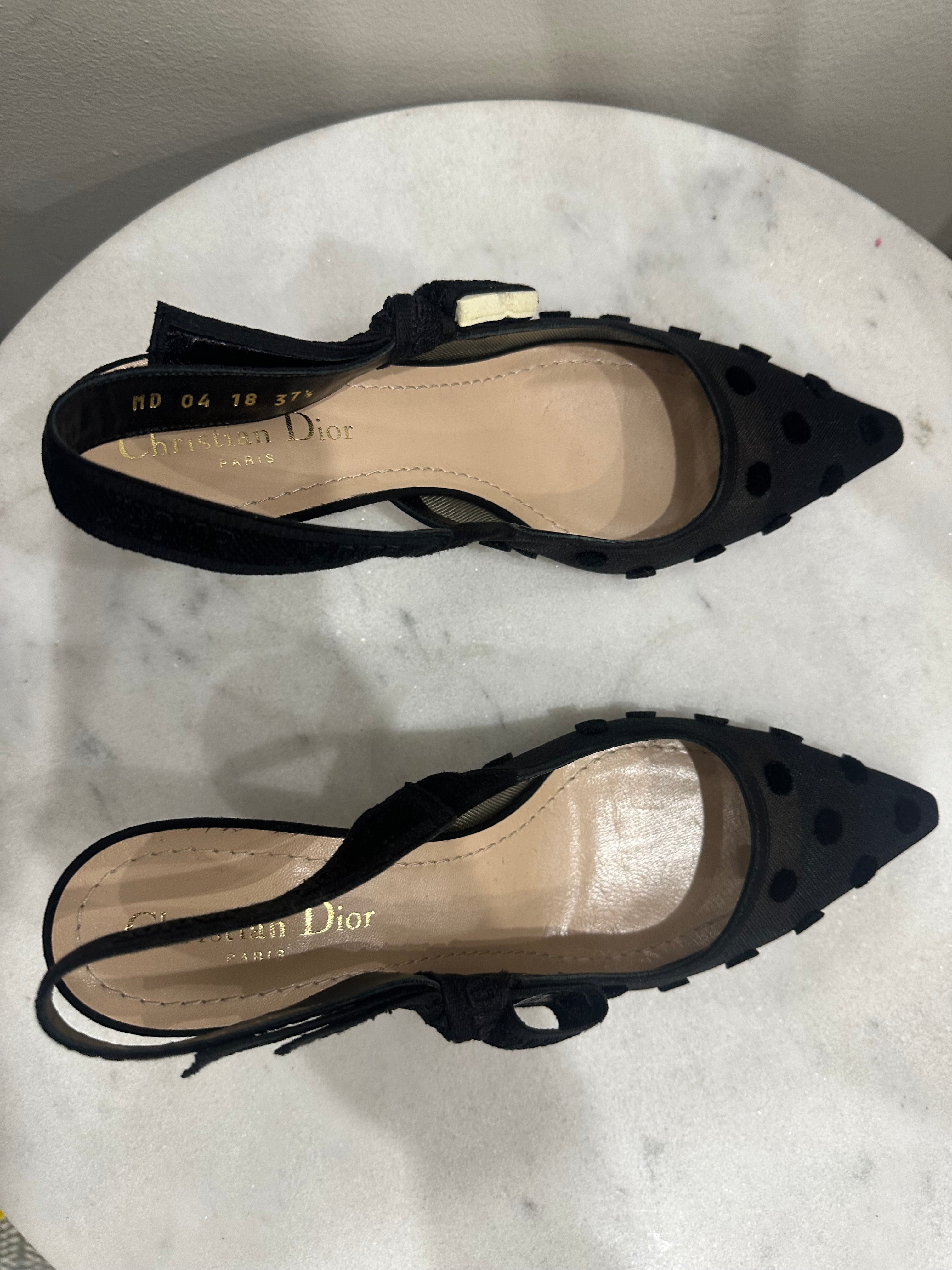 Christian Dior Black Heels 37.5