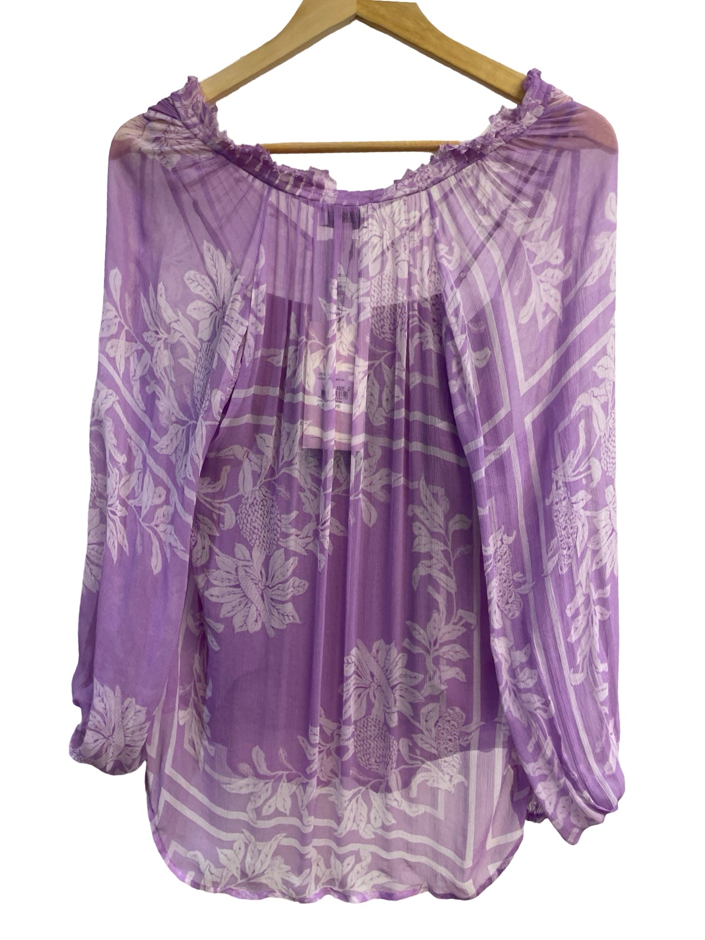 Once Was Purple Blouse 2 NWT