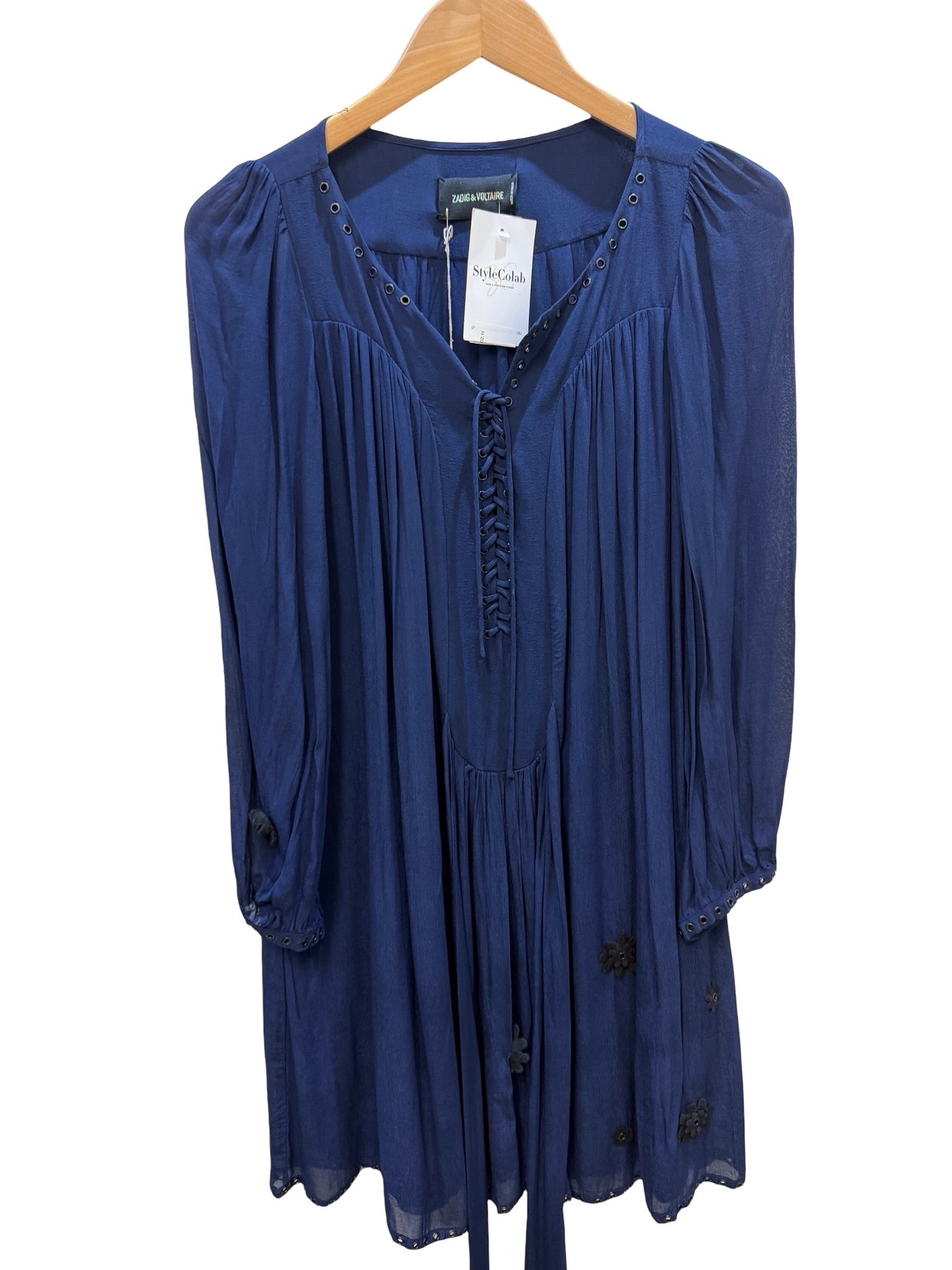 Zadig & Voltaire Blue Dress S NWT