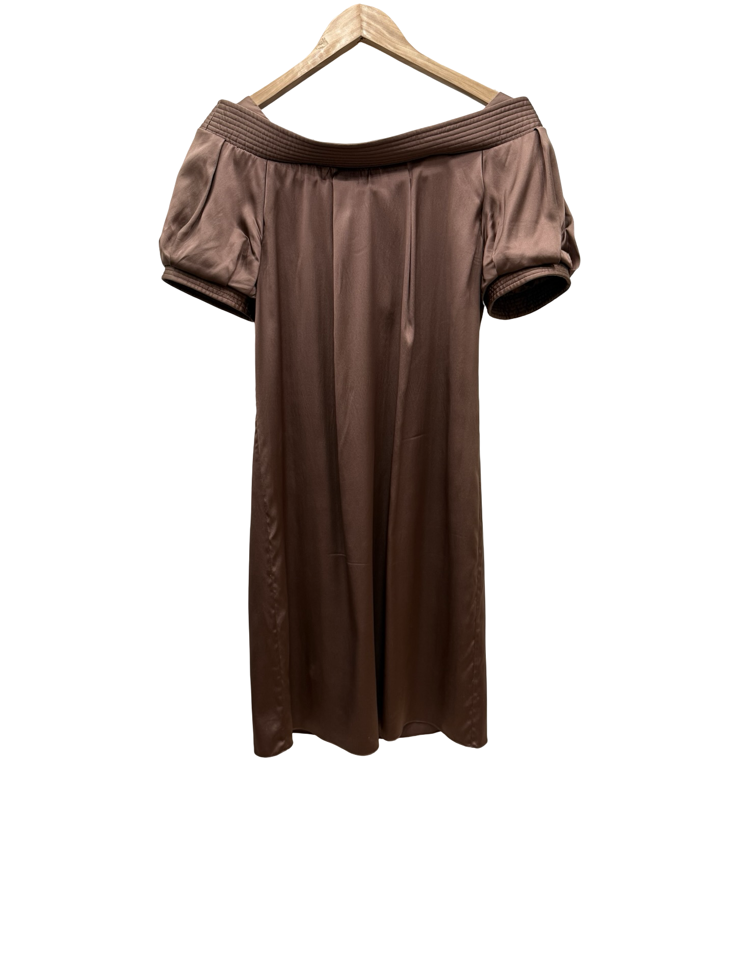 Collette Dinnigan Brown Silk Dress S/M