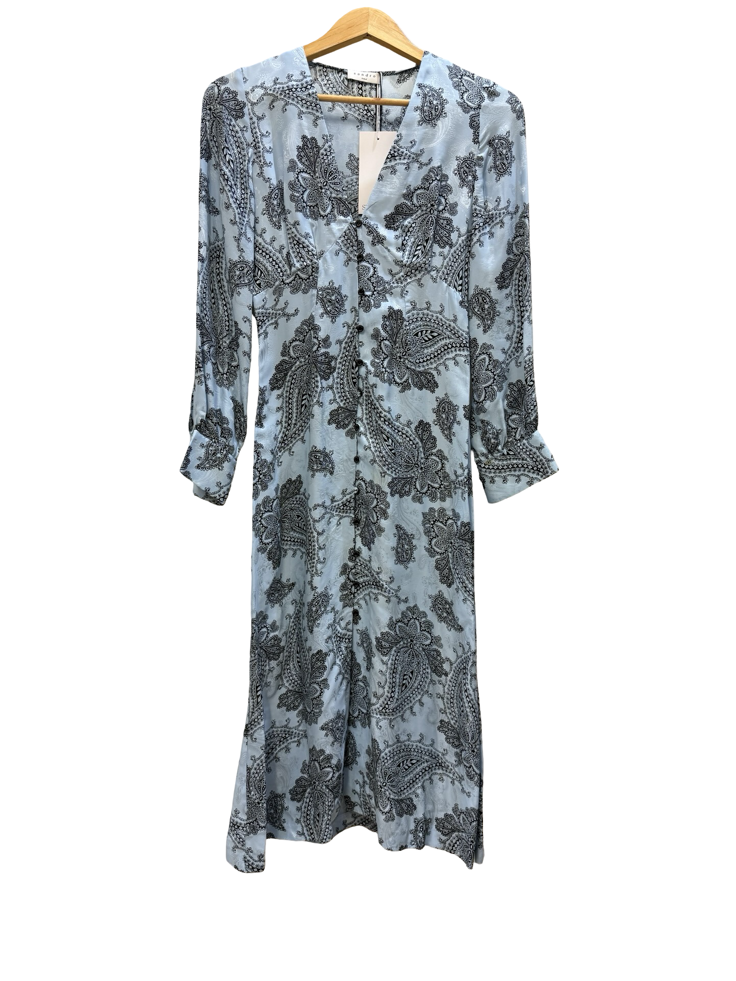 Sandro Paisley Dress XS