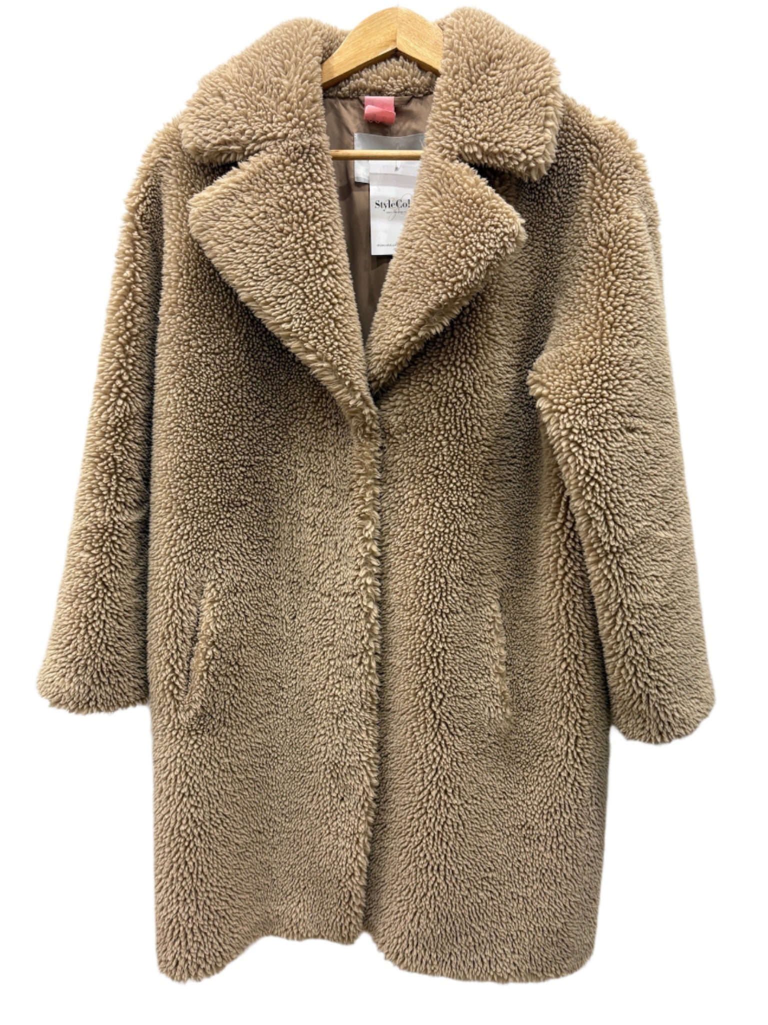 Friends w Frank Beige Fur Coat S