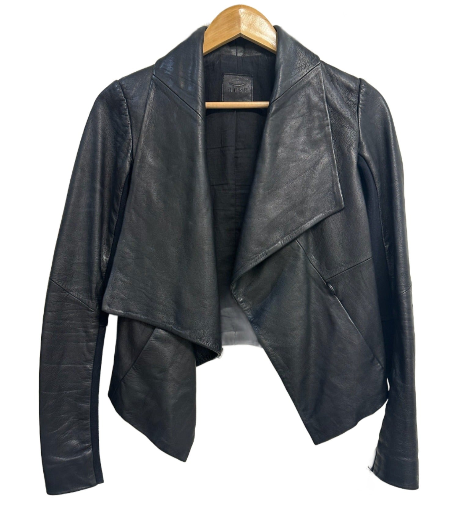 Husk Black Leather Jacket