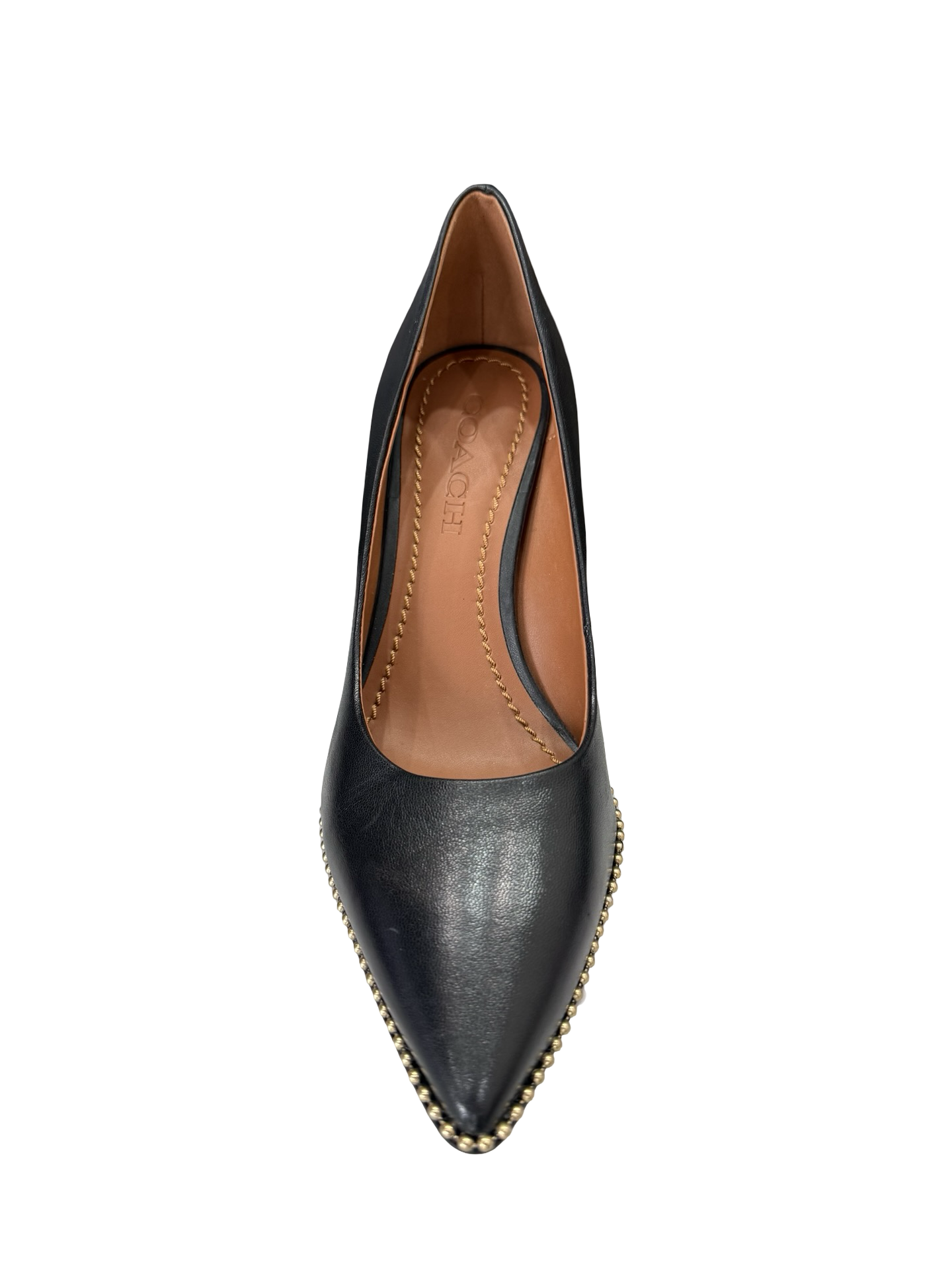 Coach - Black Stilettos with studs (new)  7