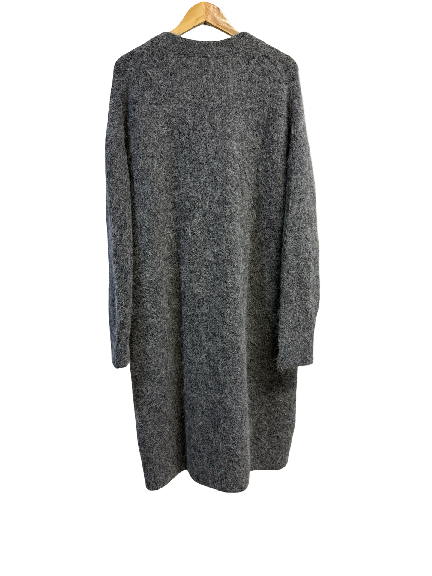 Elka Collective Charcoal Marle Knit Cardigan 12 BNWT